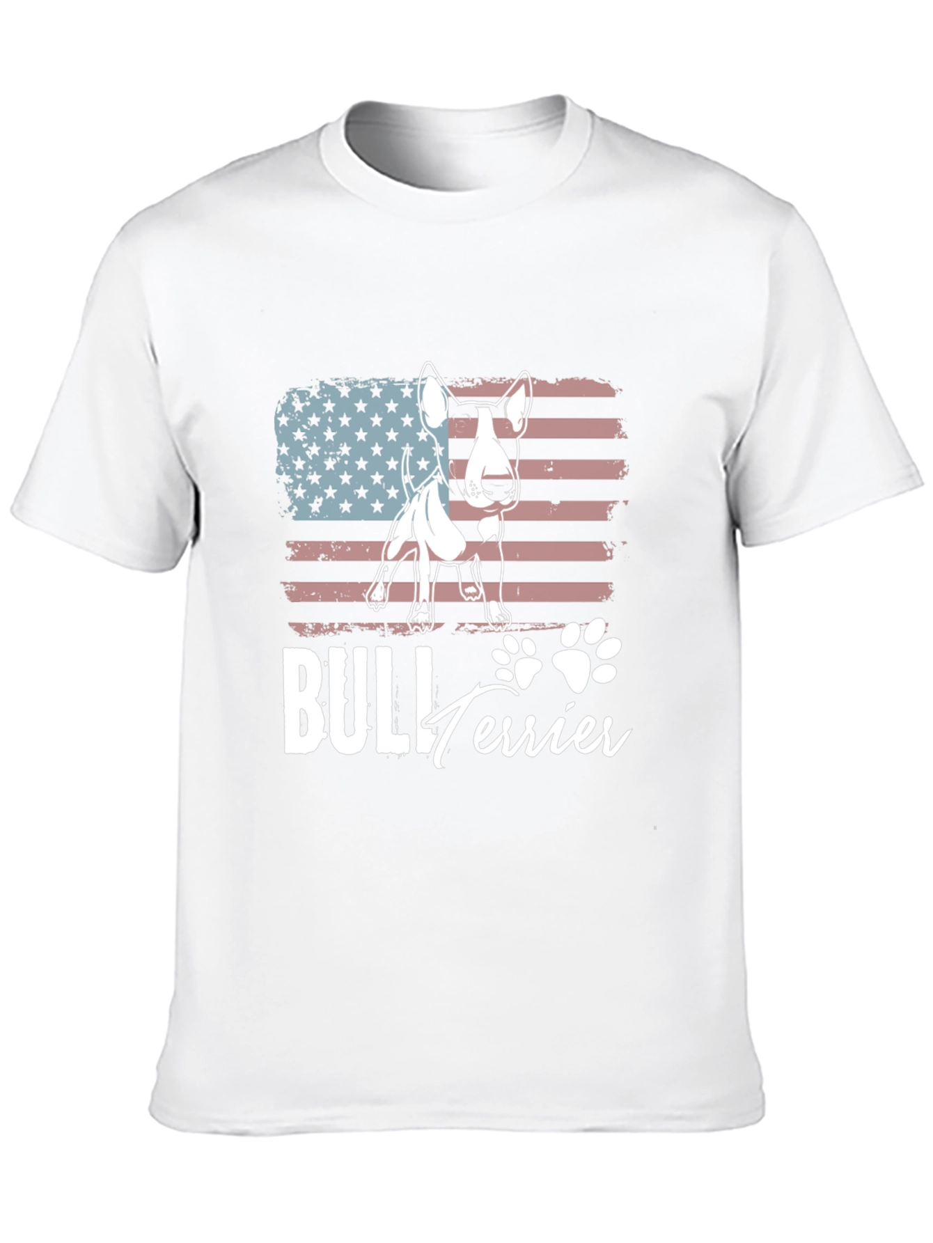 American Bull Terrier T-Shirt - Patriotic Dog Tee