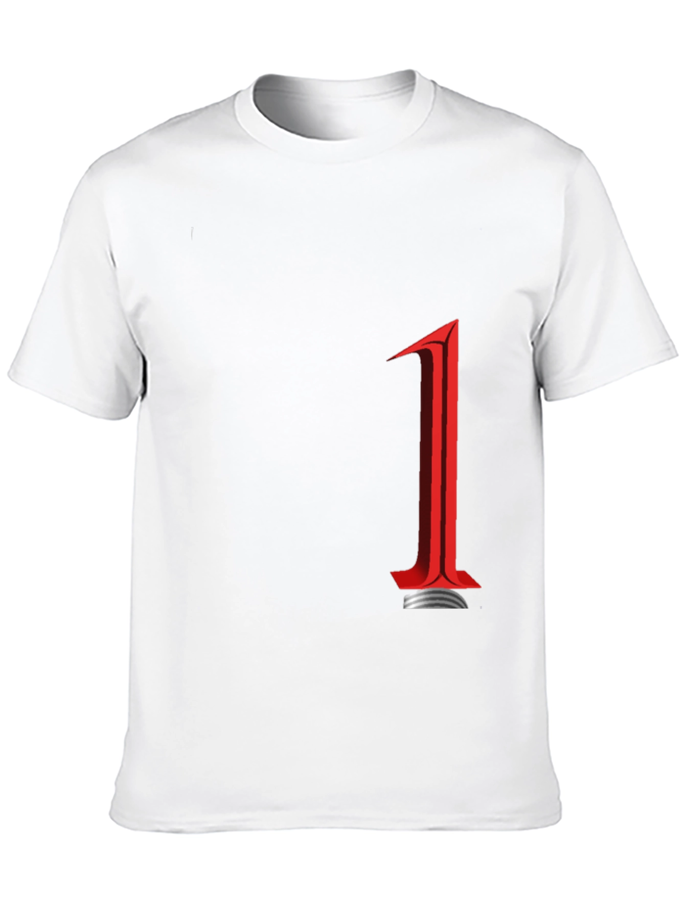 Bold Graphic Tee: Number One Design