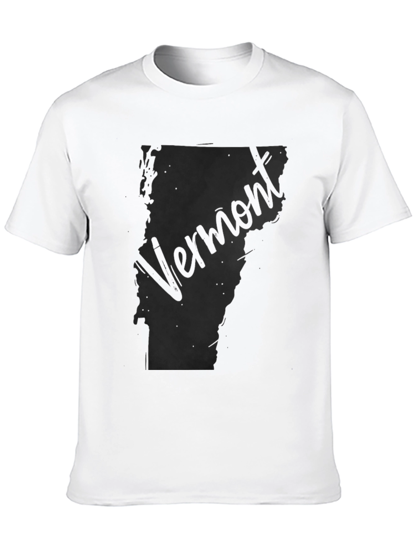Vermont State Map Graphic T-Shirt