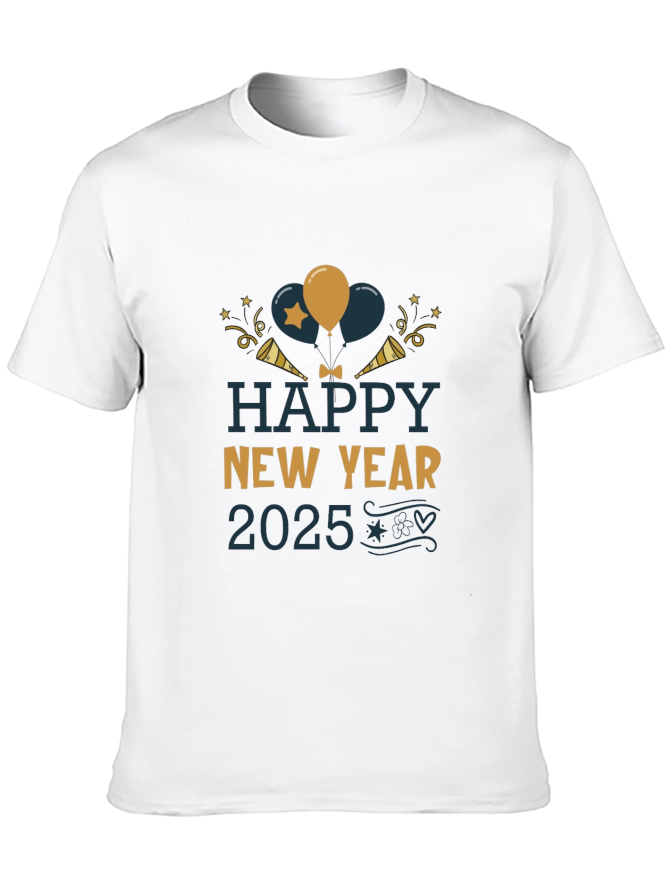 Happy New Year 2025 Graphic T-Shirt