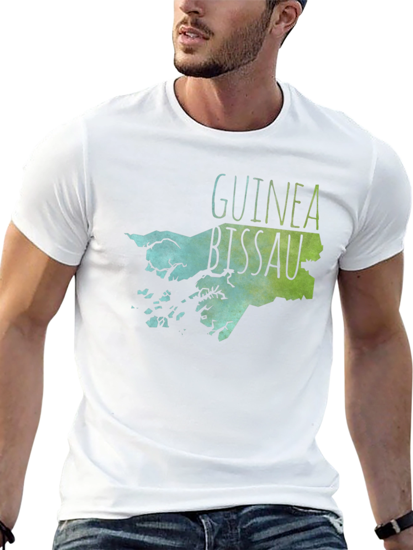 Guinea Bissau Map T-Shirt