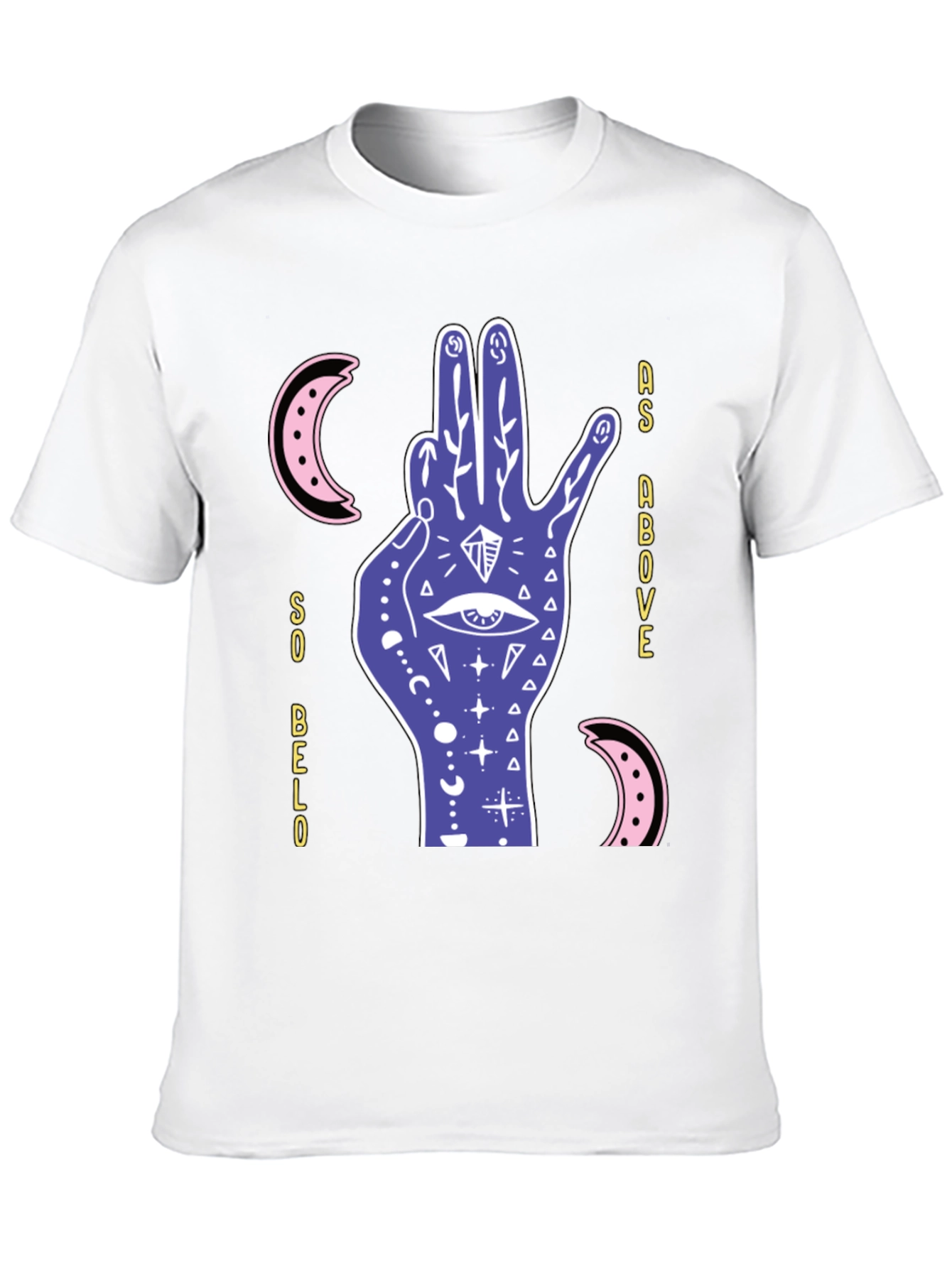 Mystic Hand Graphic T-Shirt - Occult Style