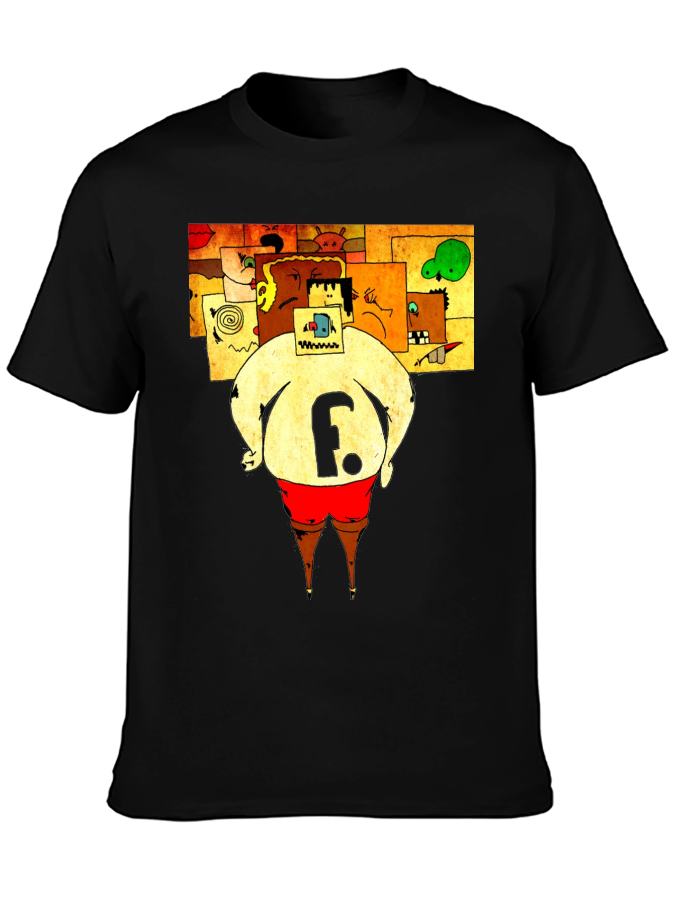 Abstract Art Tee: The F Character