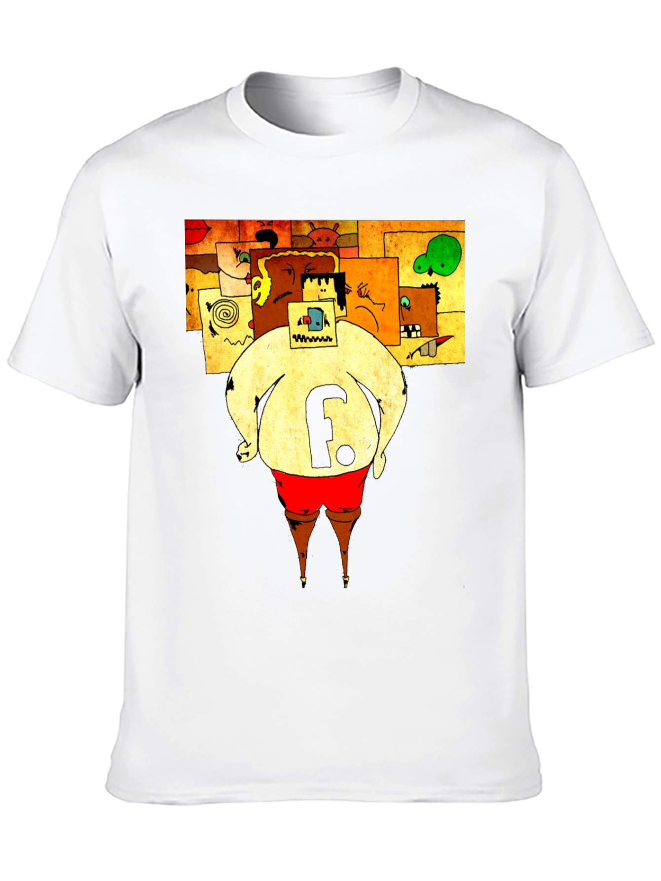 Abstract Art Tee: The F Character