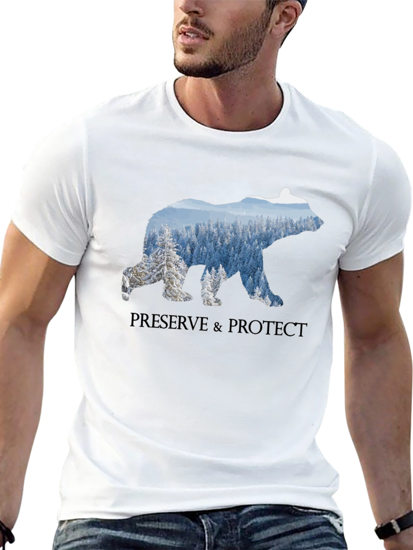Preserve & Protect Bear Graphic T-Shirt