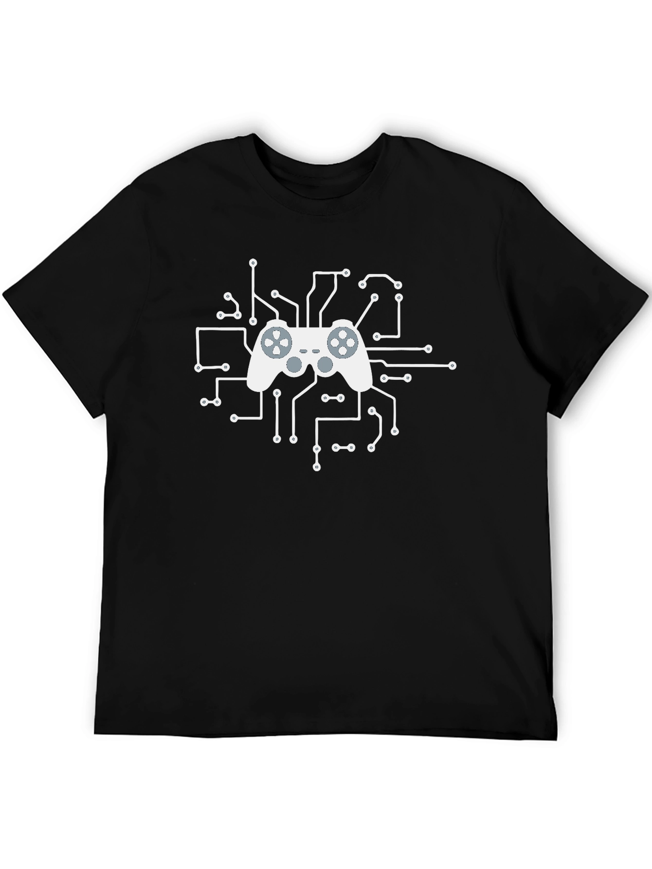 Gamer Circuit Board T-Shirt - Cool Graphic Tee