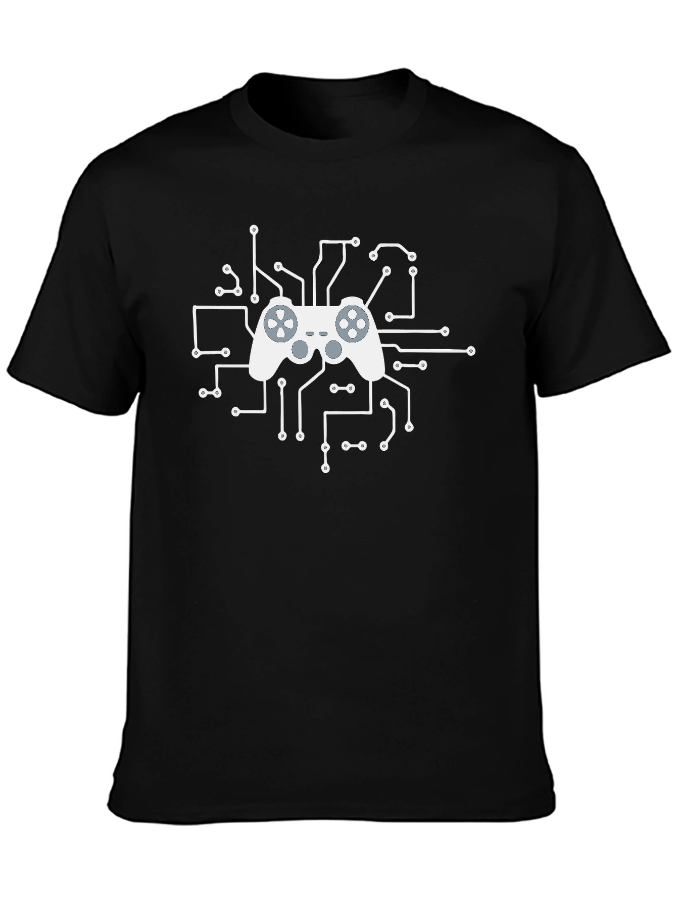 Gamer Circuit Board T-Shirt - Cool Graphic Tee