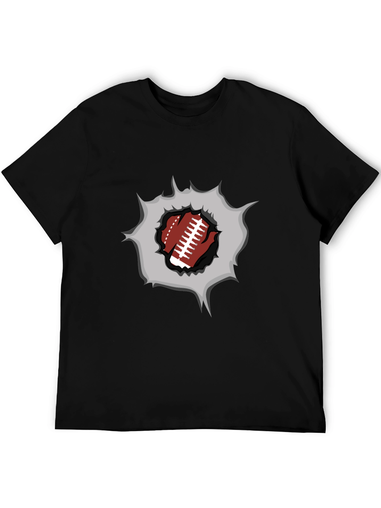 Football Burst Graphic Tee - Touchdown Style