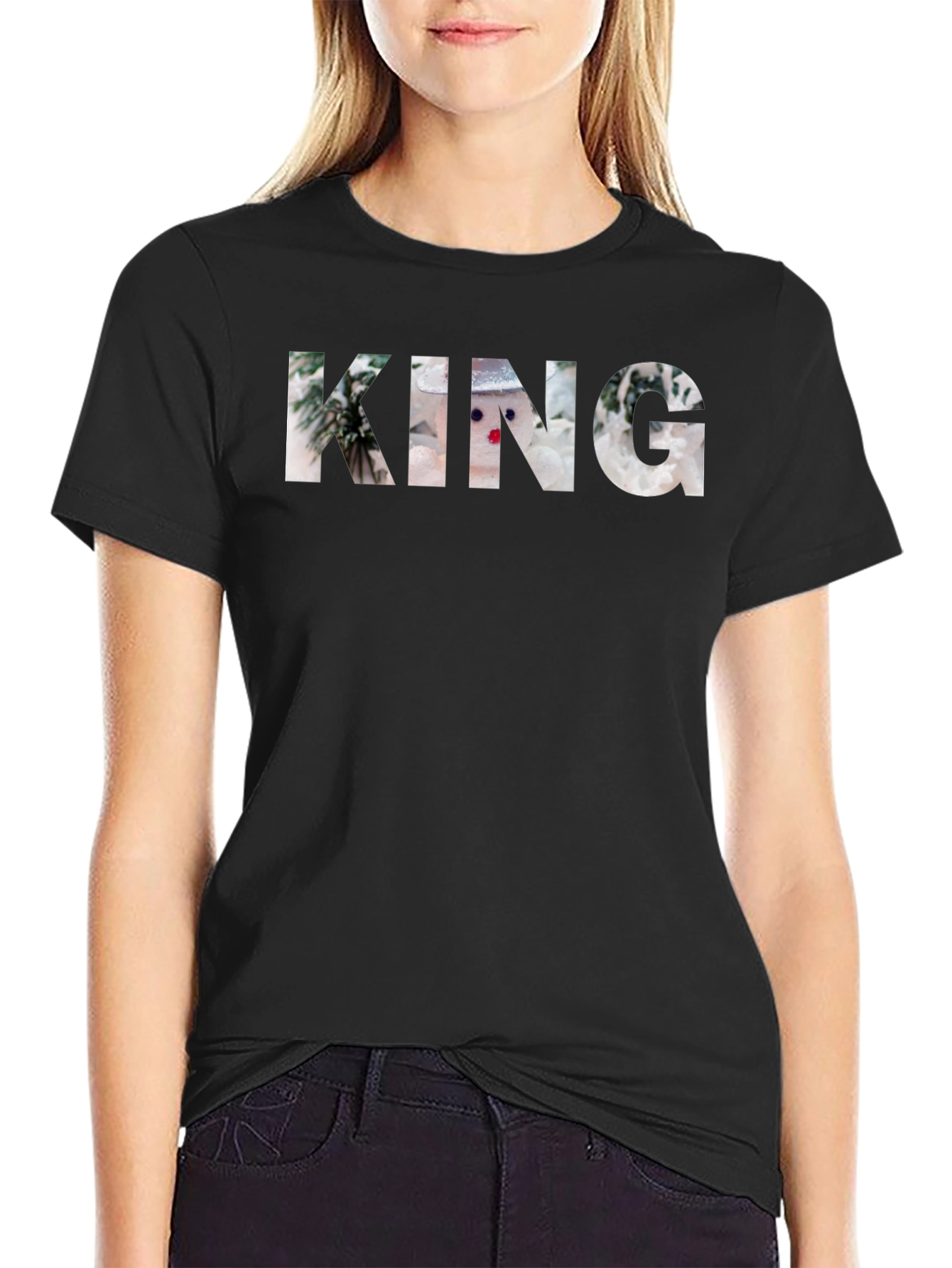 King Winter Wonderland Graphic Tee - Mens Black T-Shirt