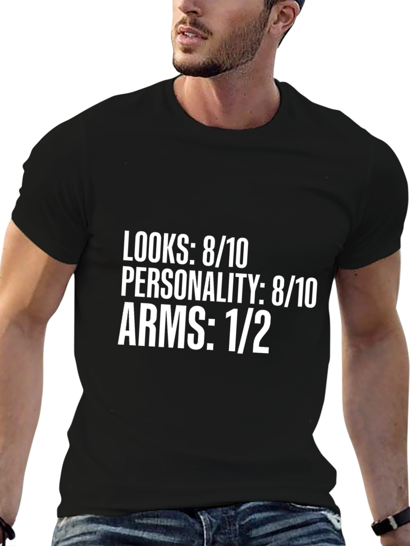 Funny Arms: 1/2 Graphic T-Shirt