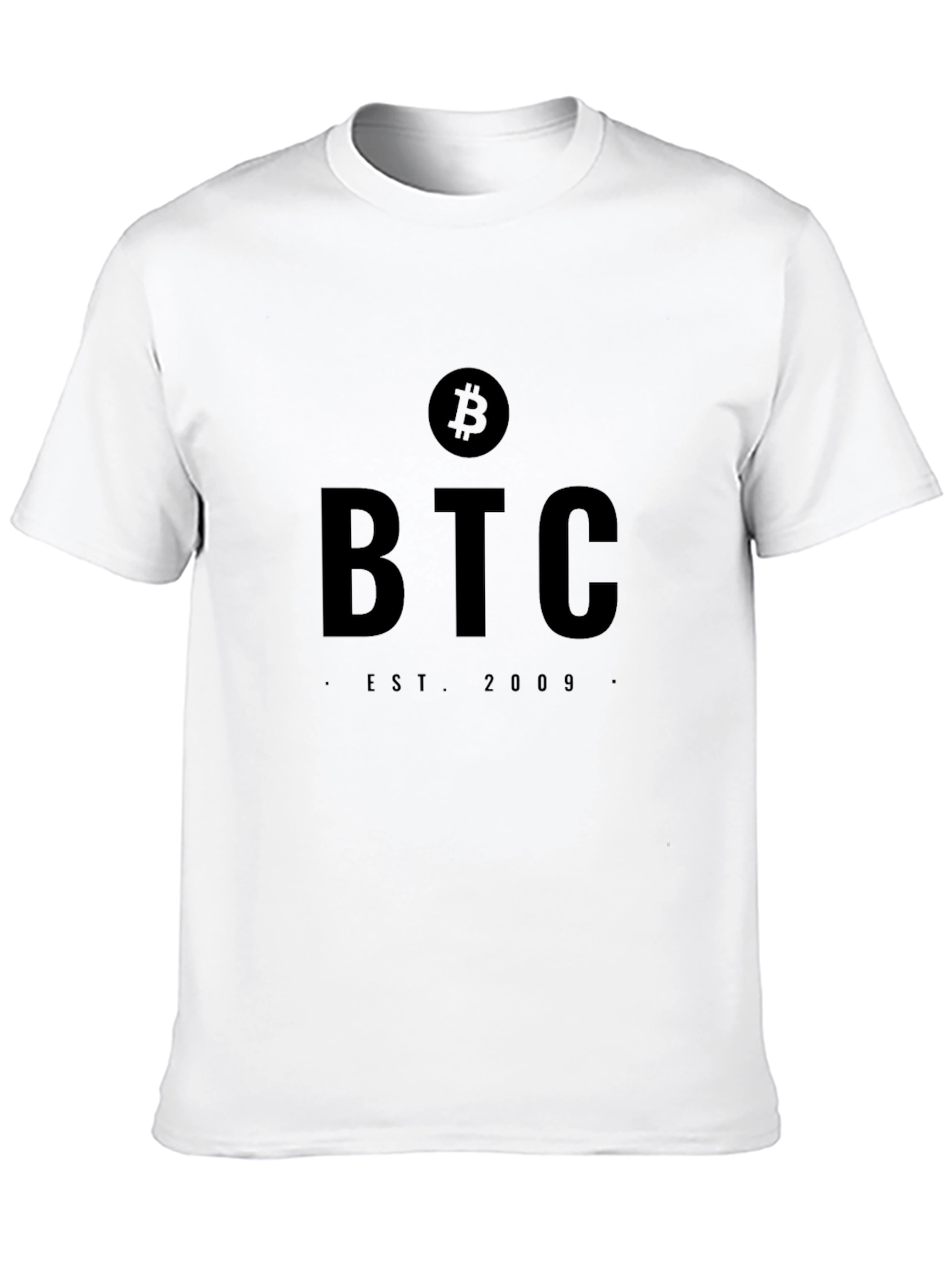 Bitcoin BTC Est. 2009 Black T-Shirt