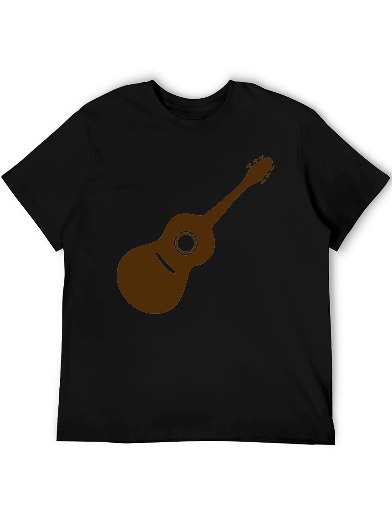 Acoustic Guitar Graphic Tee - Soft Cotton Comfort