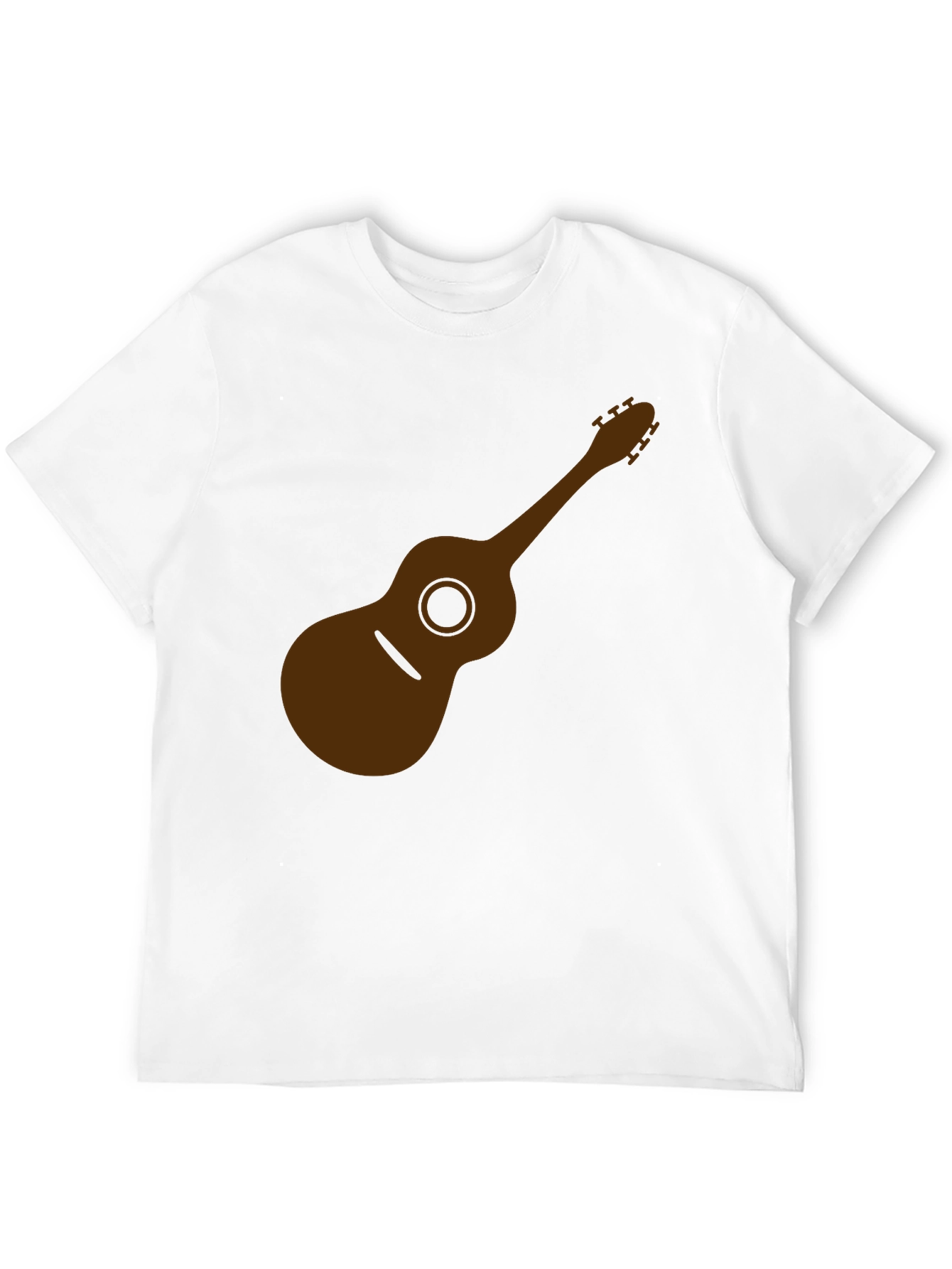 Acoustic Guitar Graphic Tee - Soft Cotton Comfort