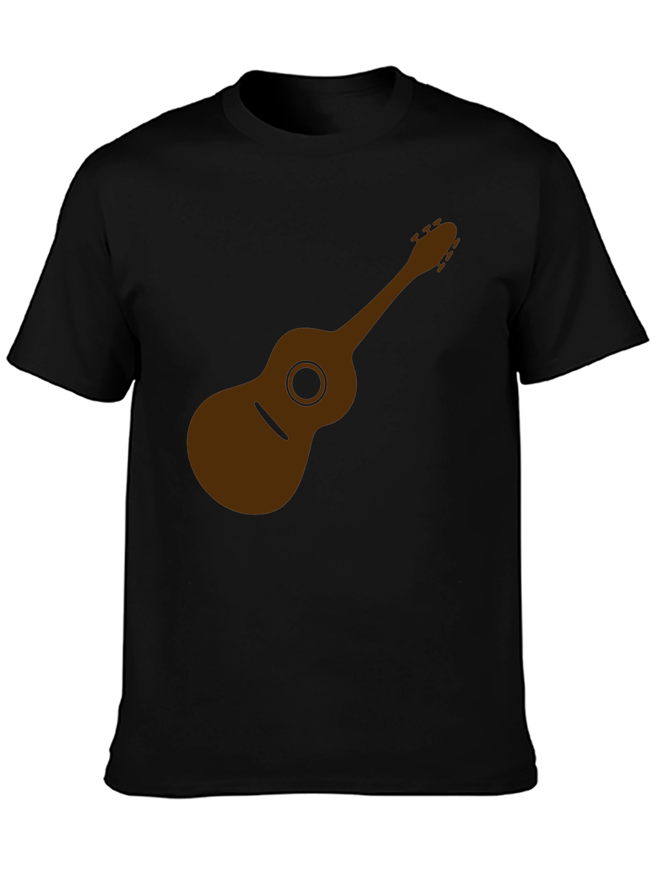 Acoustic Guitar Graphic Tee - Soft Cotton Comfort