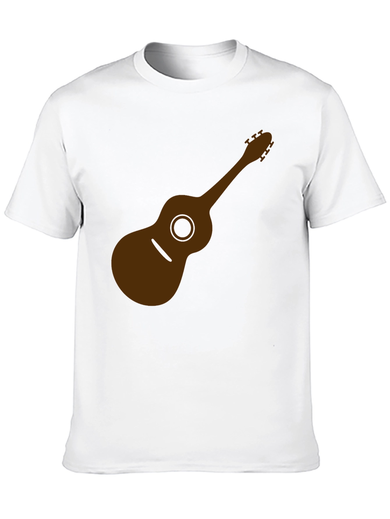Acoustic Guitar Graphic Tee - Soft Cotton Comfort