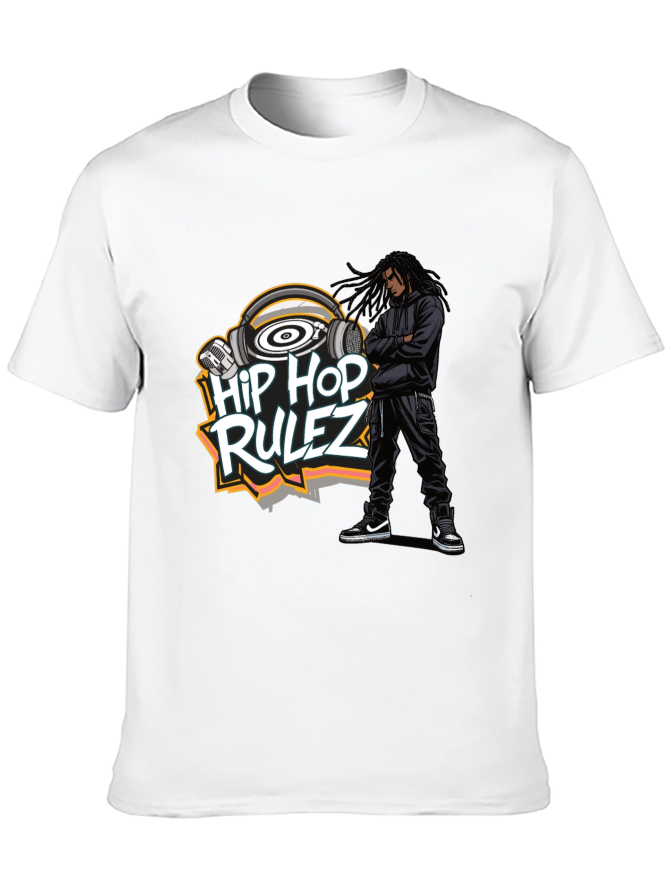 Hip Hop Rulez Graphic T-Shirt