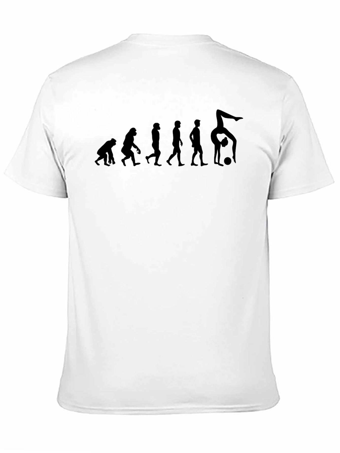 Evolution of Volleyball Black T-Shirt