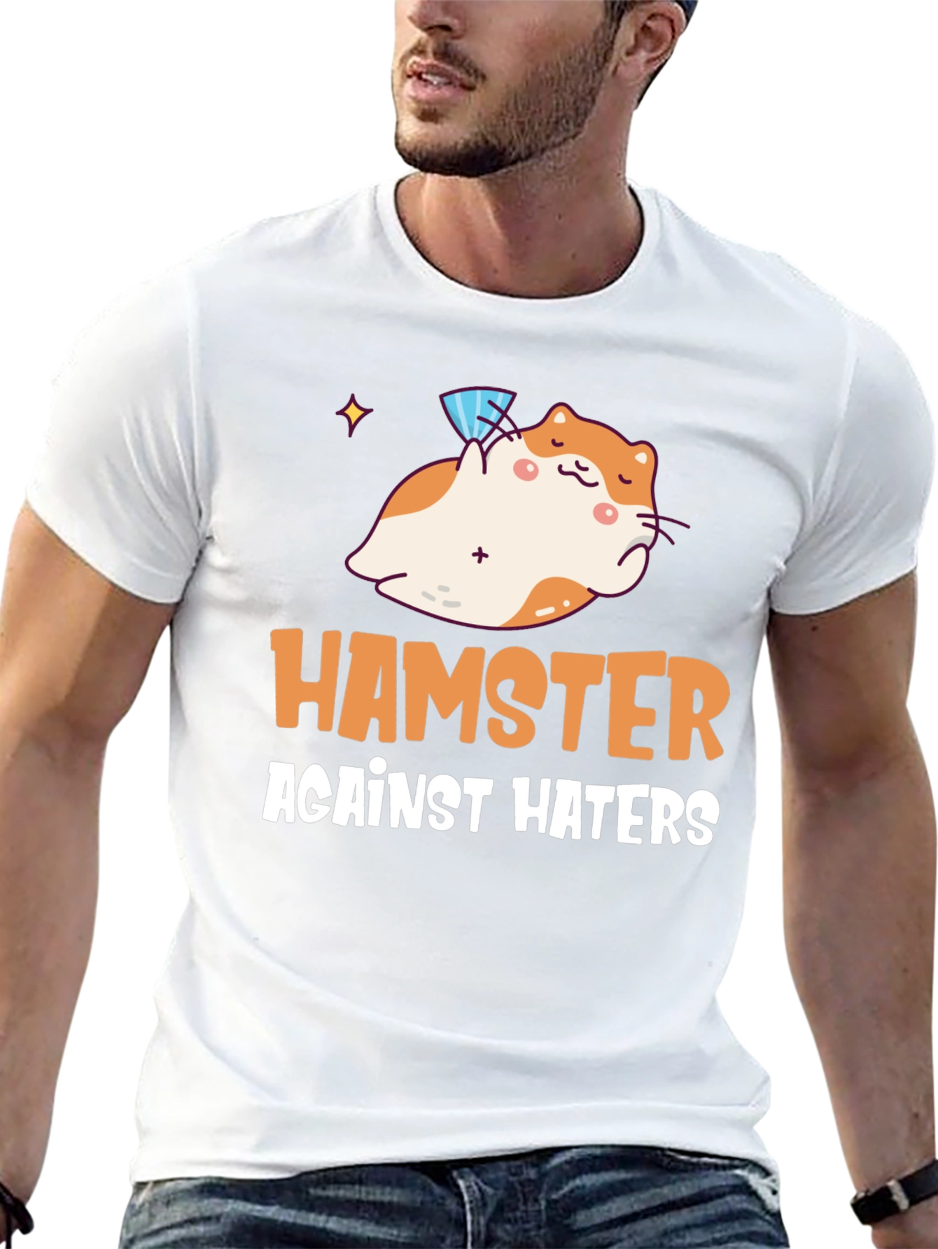Hamster Against Haters Graphic Tee