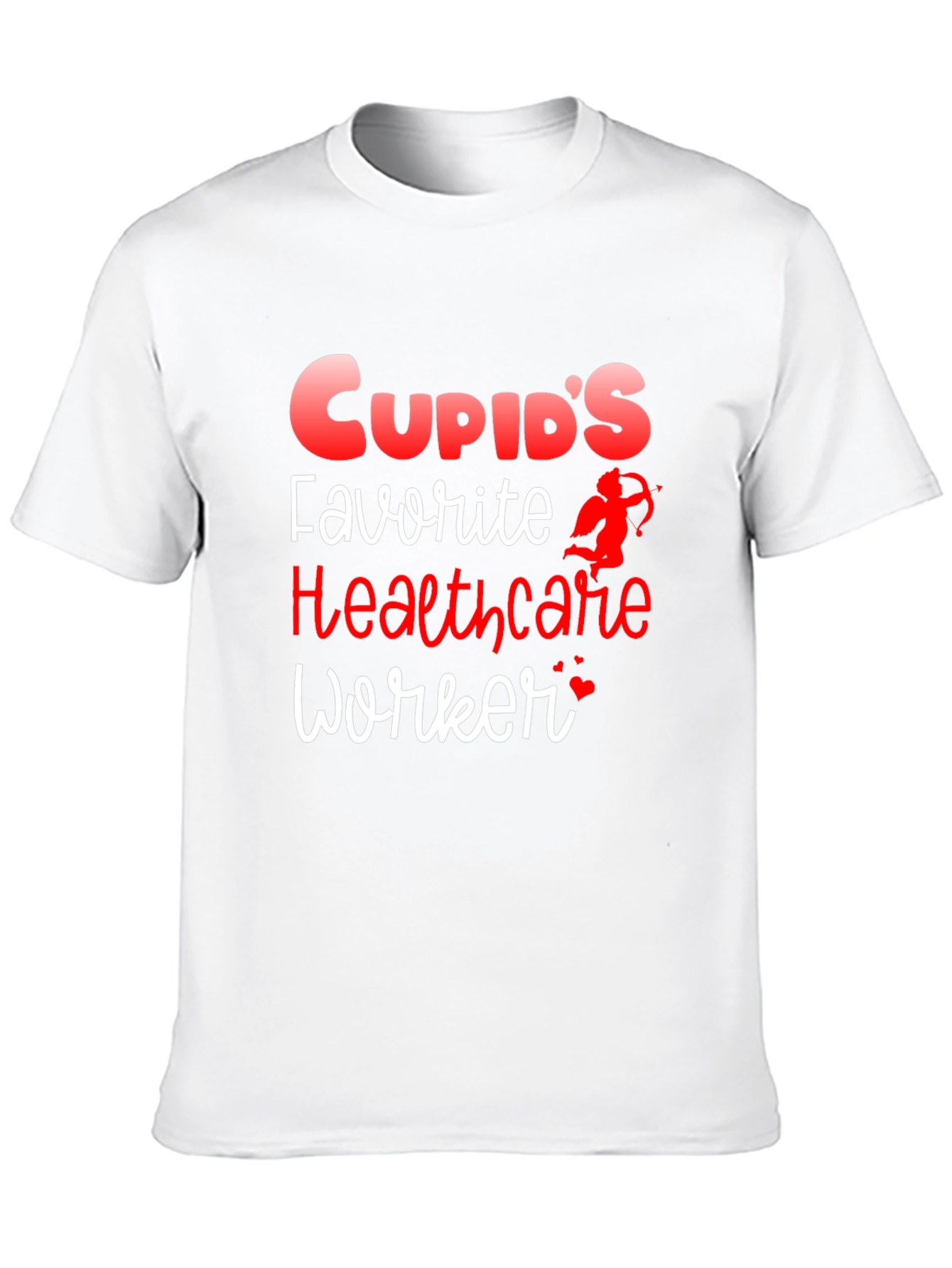 Cupids Favorite Healthcare Worker Valentines Day T-Shirt