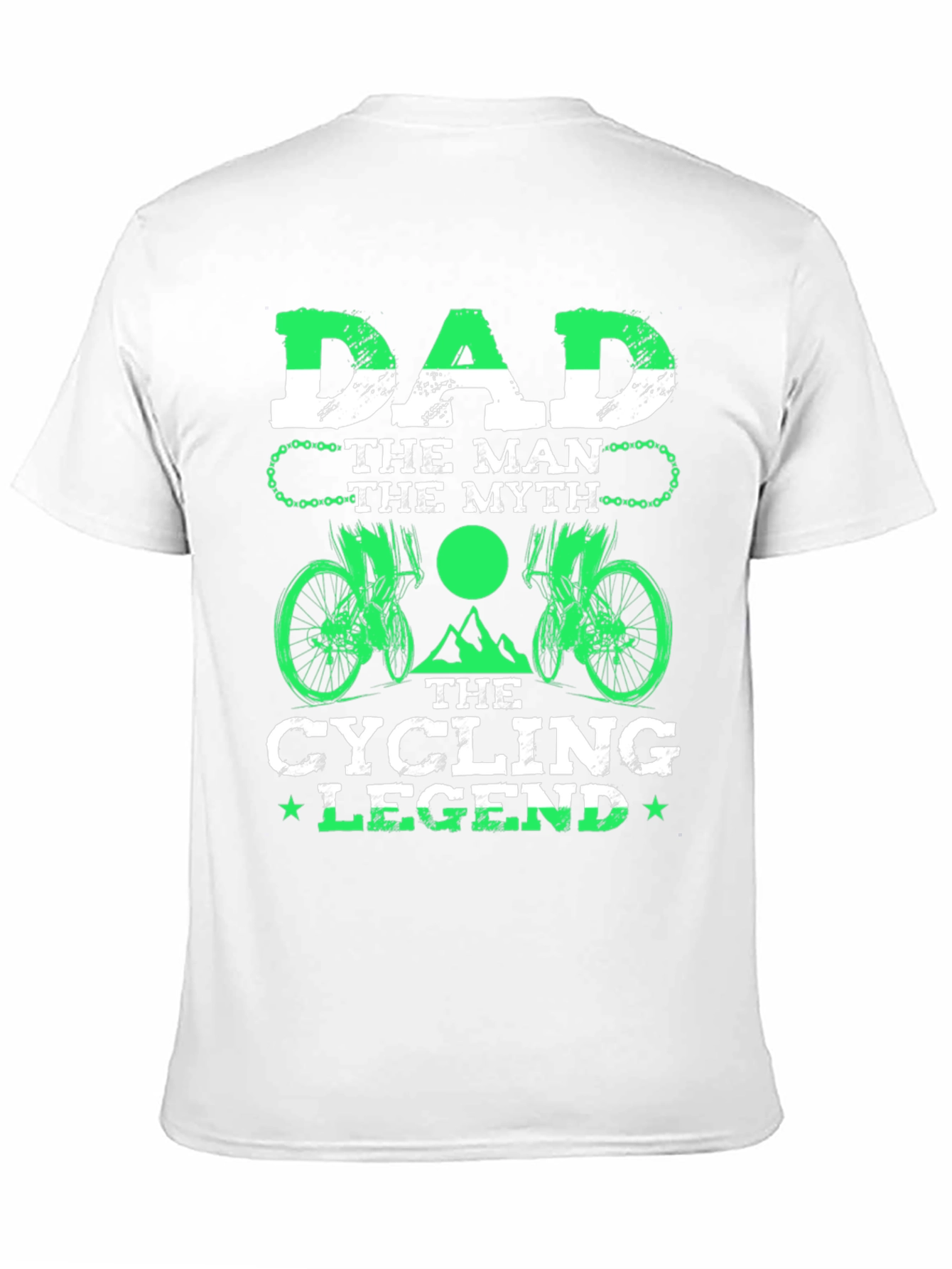 Dad Cycling Legend T-Shirt - Mens Graphic Tee