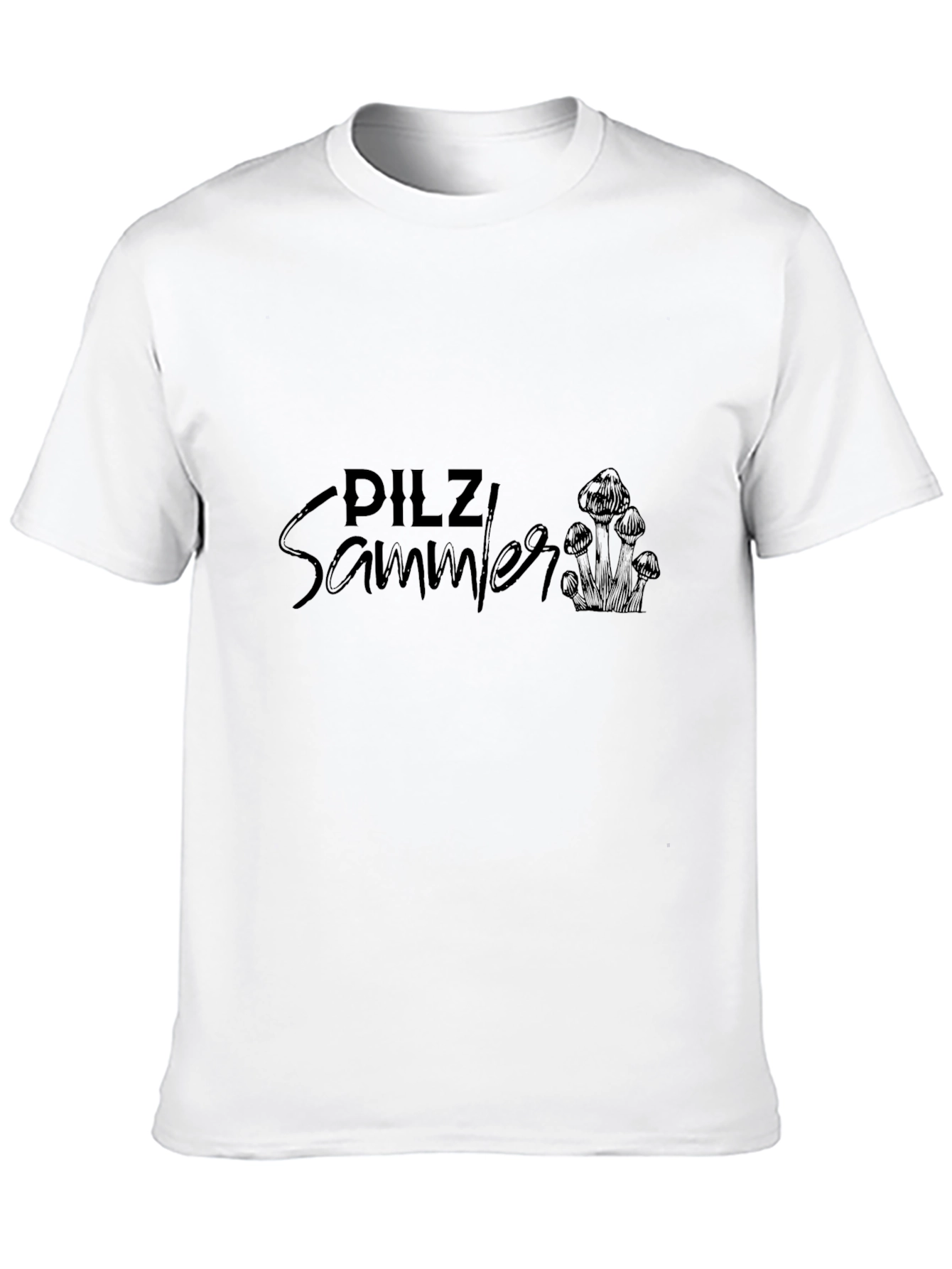 Pilz Sammler Black Graphic Tee