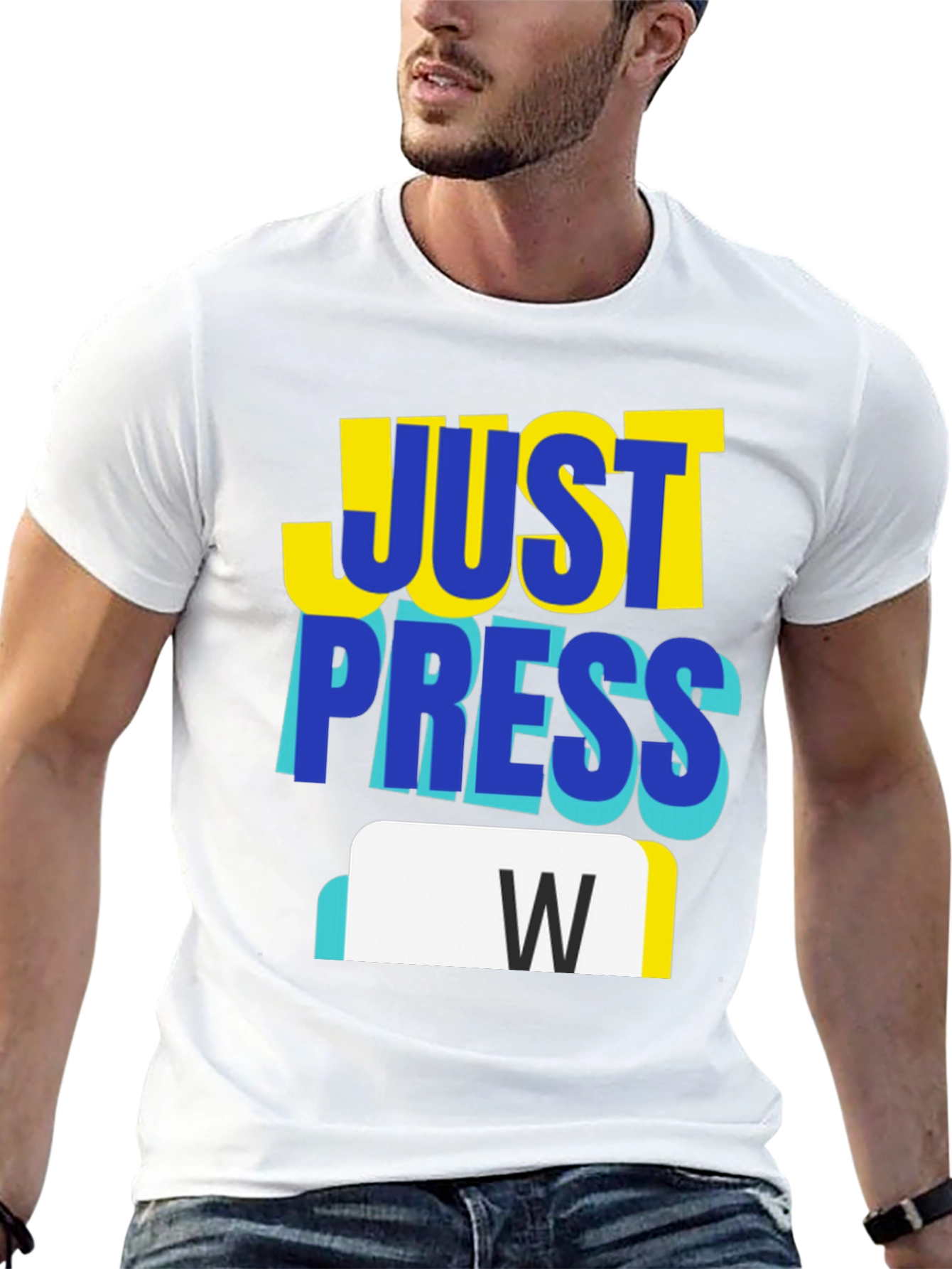 Just Press W Gaming T-Shirt