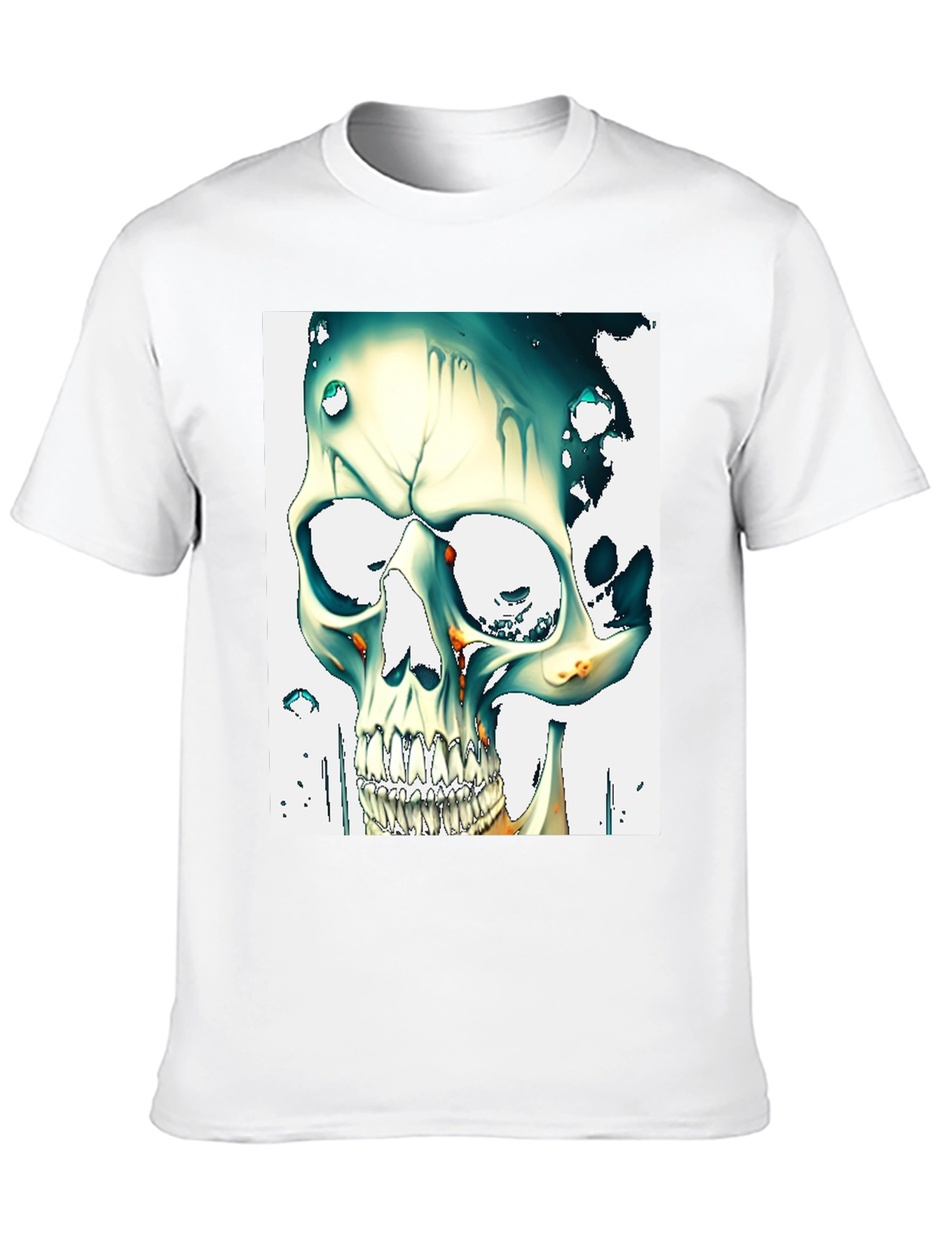 Skull Graphic Tee - Unique Artistic Design