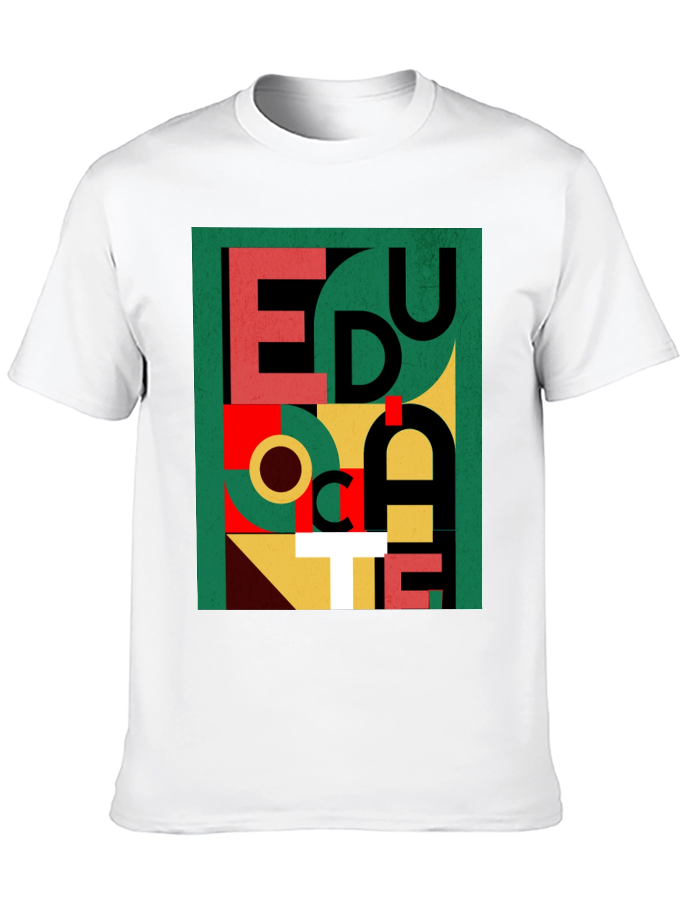 Geometric Educate Graphic Tee
