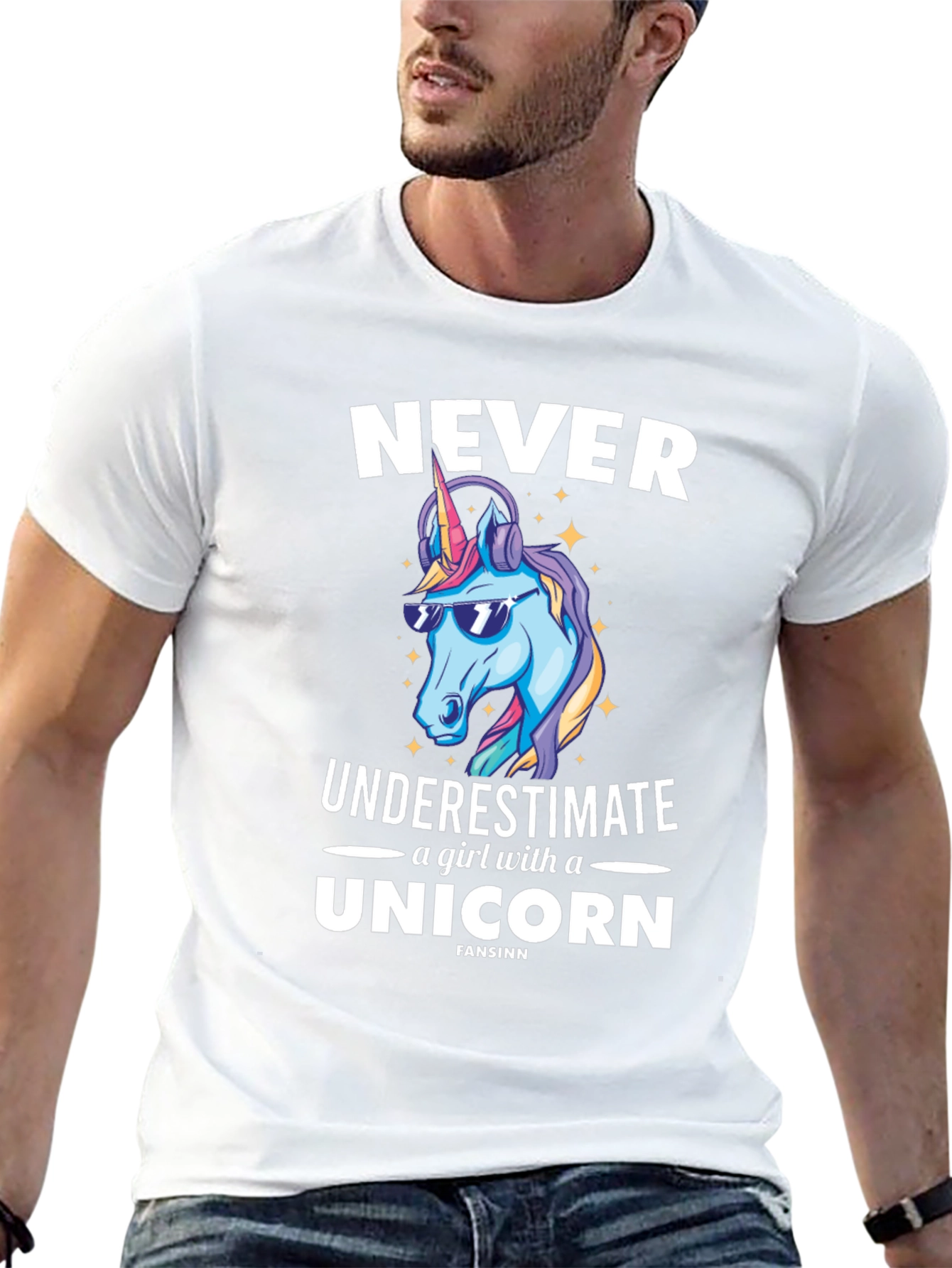 Never Underestimate Unicorn T-Shirt