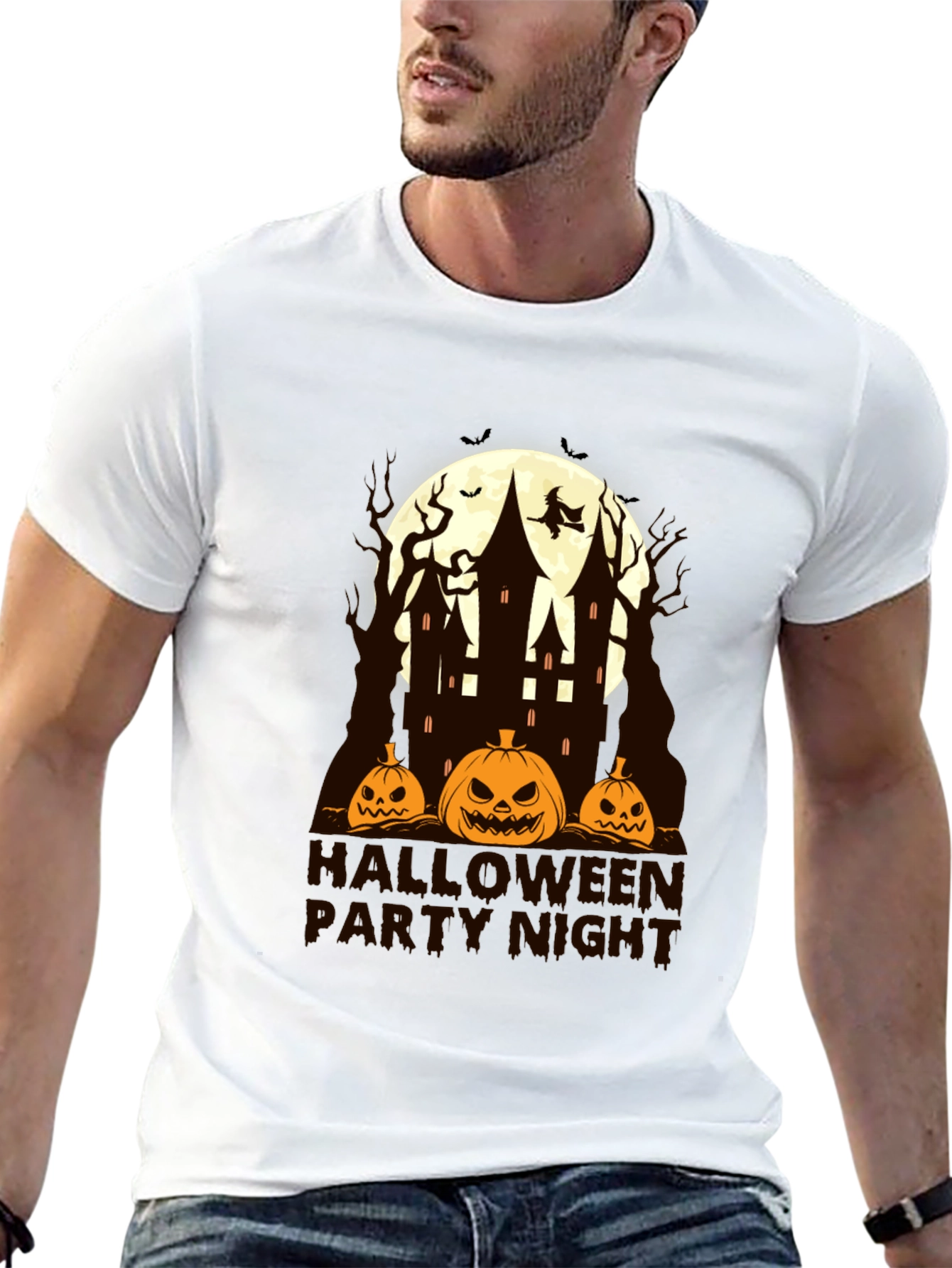 Halloween Party Night Black T-Shirt