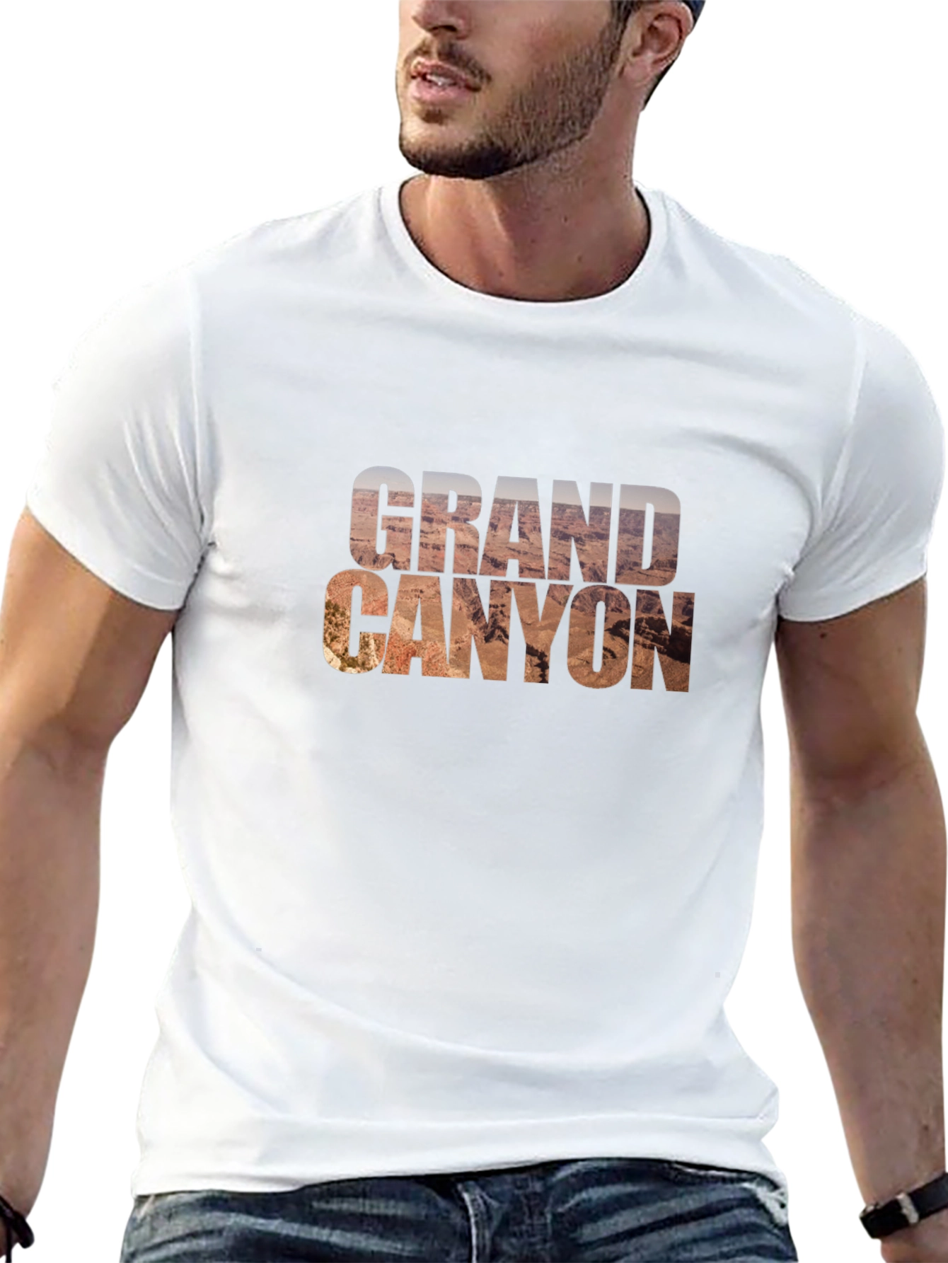 Grand Canyon Black Graphic T-Shirt