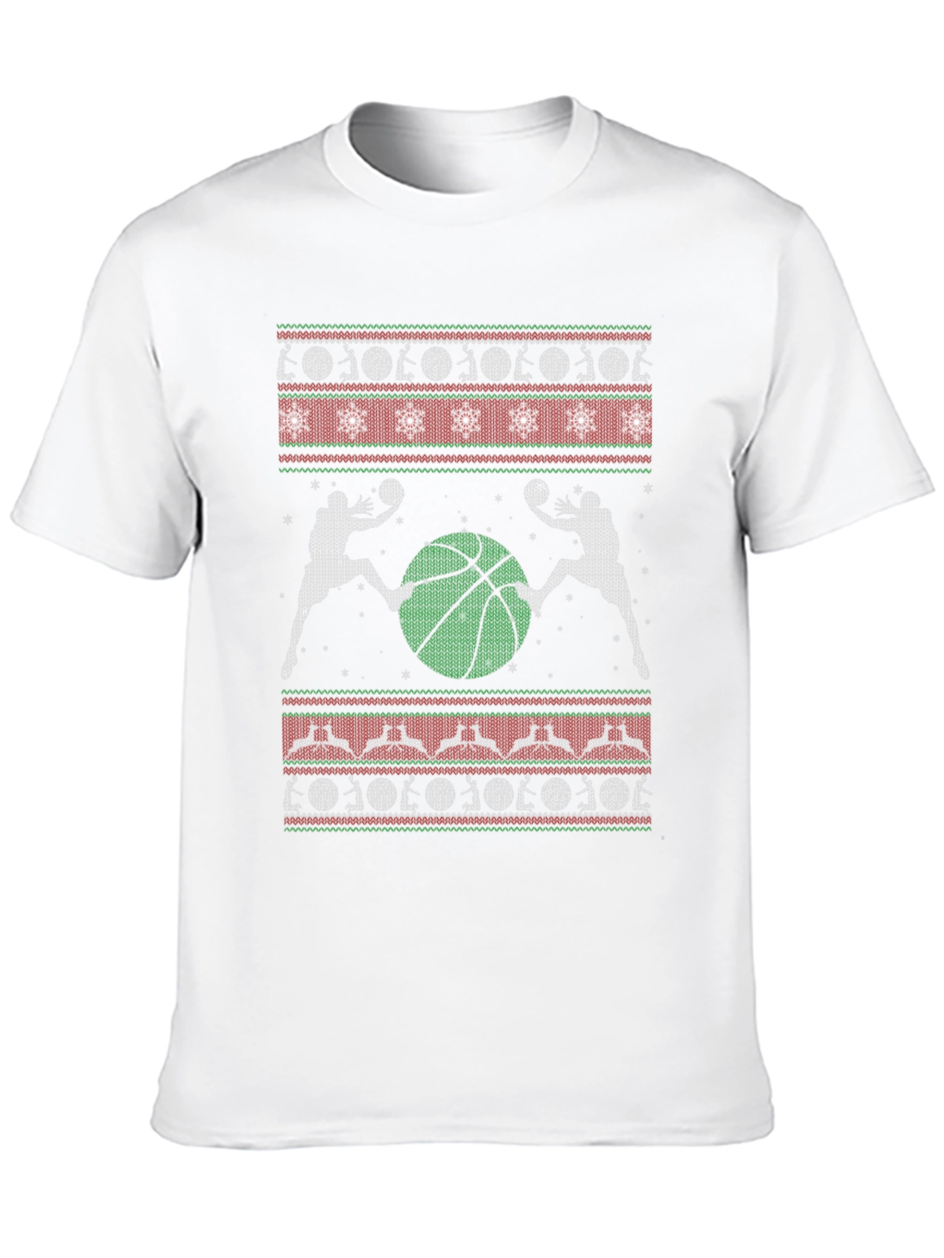 Basketball Christmas T-Shirt