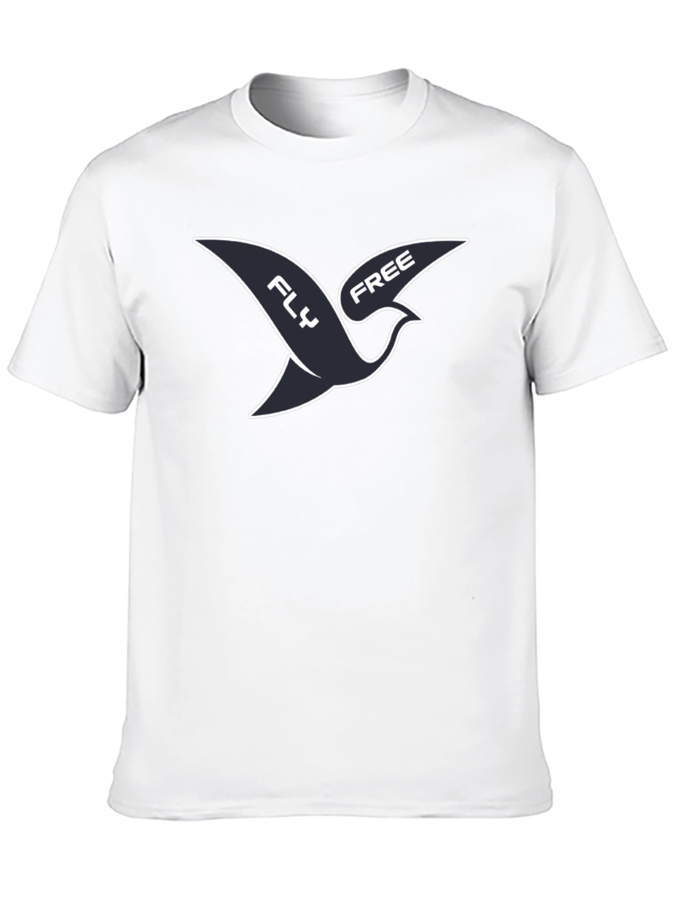 Fly Free Graphic Tee - Mens Casual Shirt