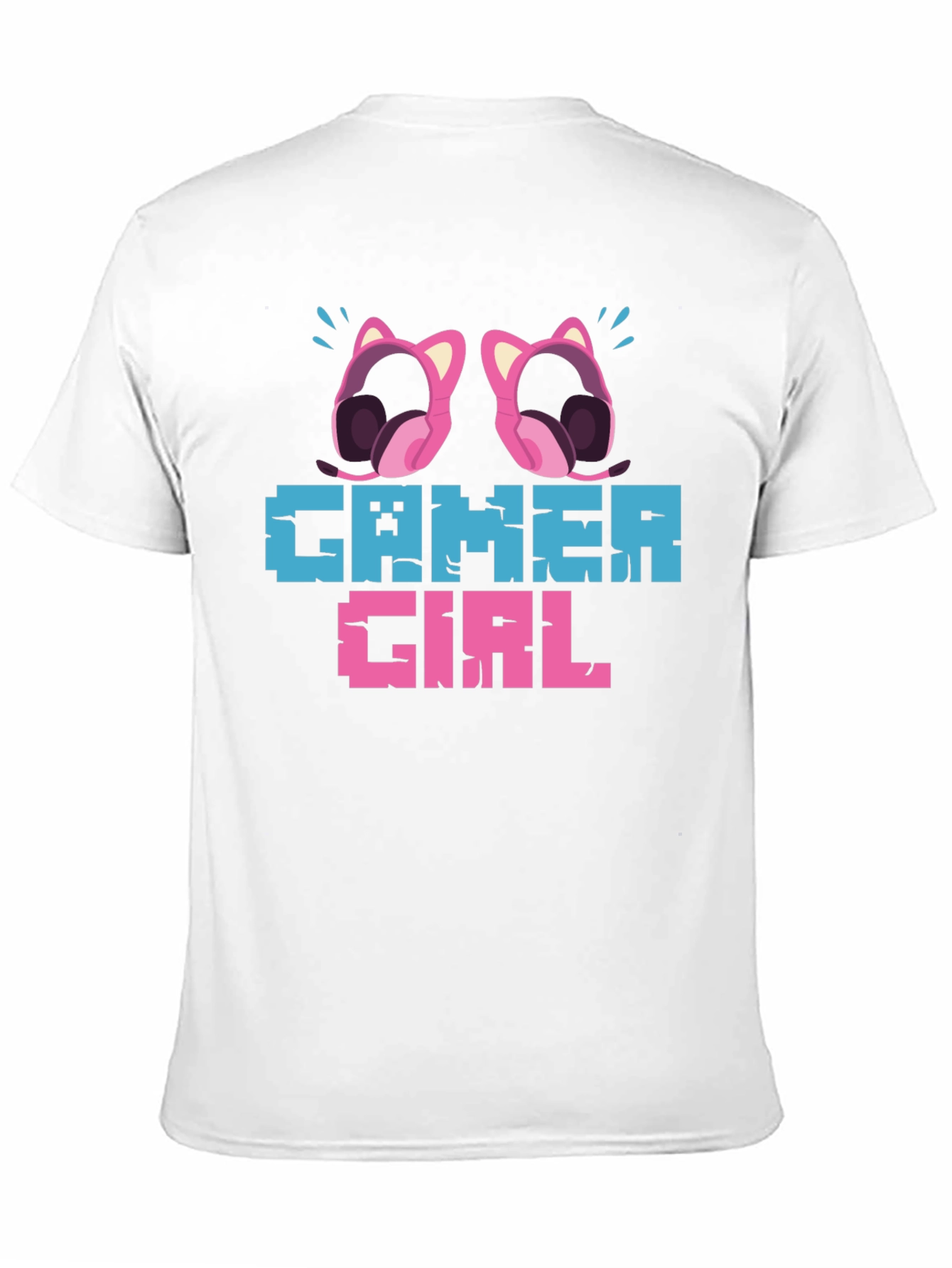 Gamer Girl Pixel Art Graphic Tee
