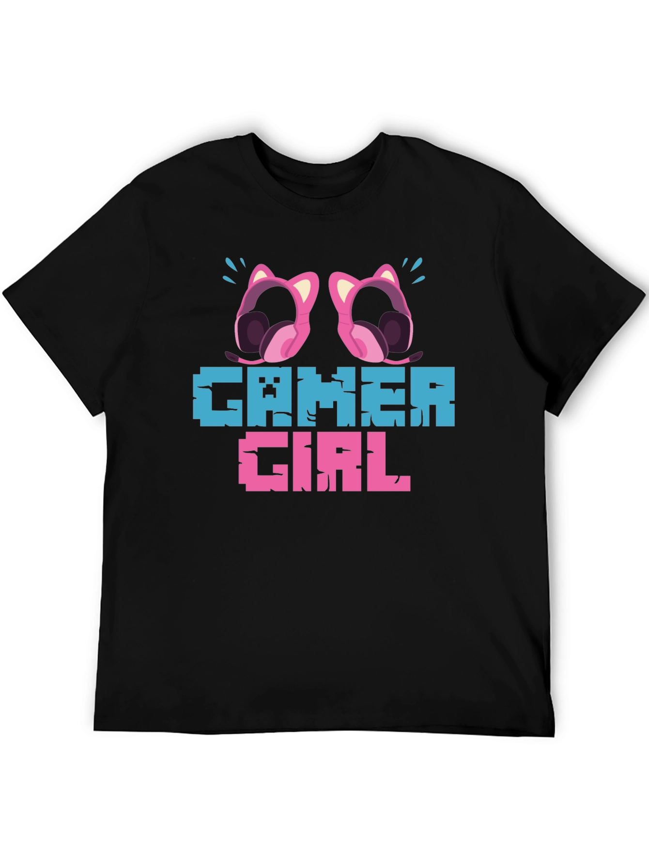 Gamer Girl Pixel Art Graphic Tee
