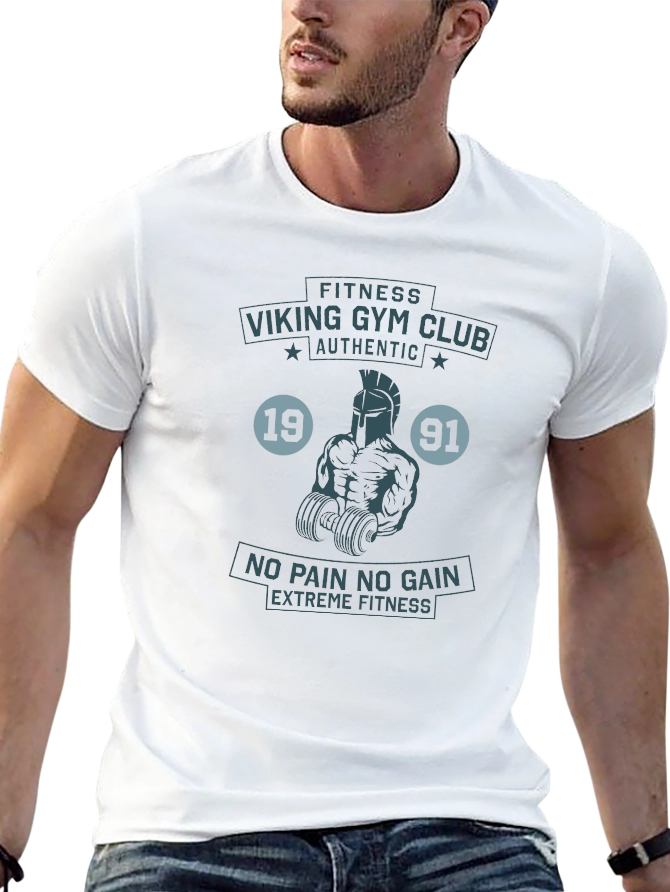 Viking Gym Club Authentic Fitness T-Shirt