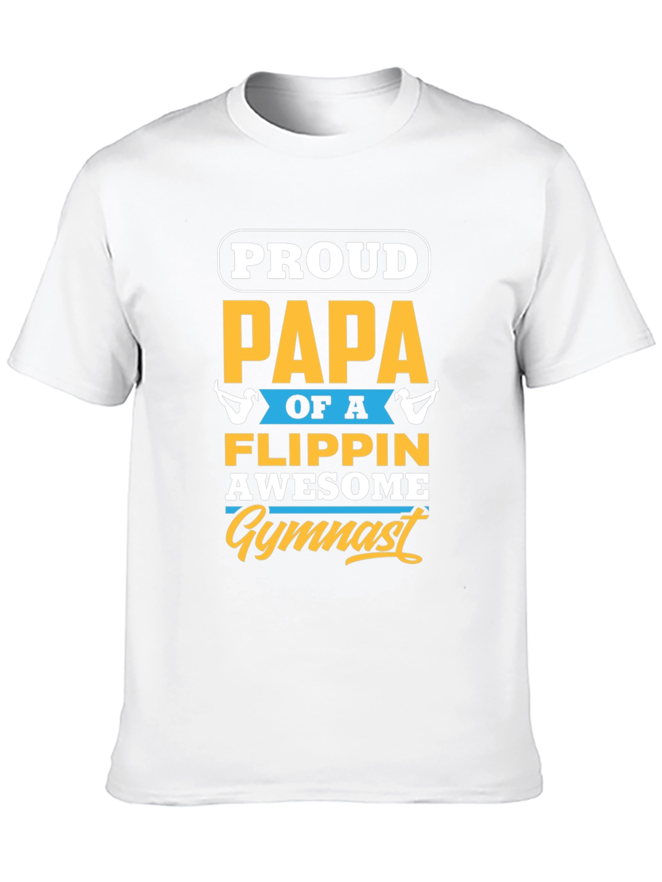 Proud Papa Gymnast Graphic Tee