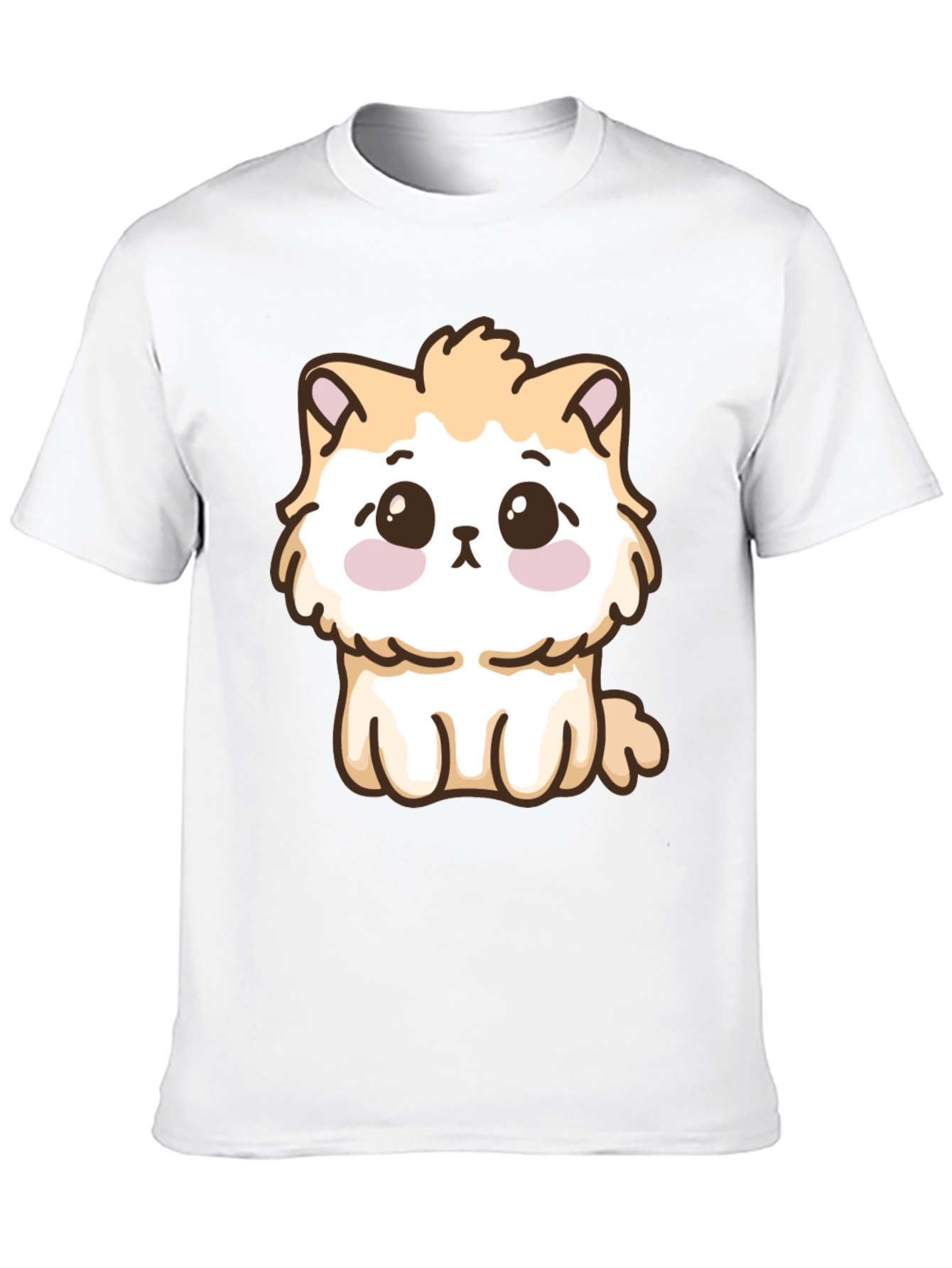Cute Kawaii Cat T-Shirt - Soft Graphic Tee