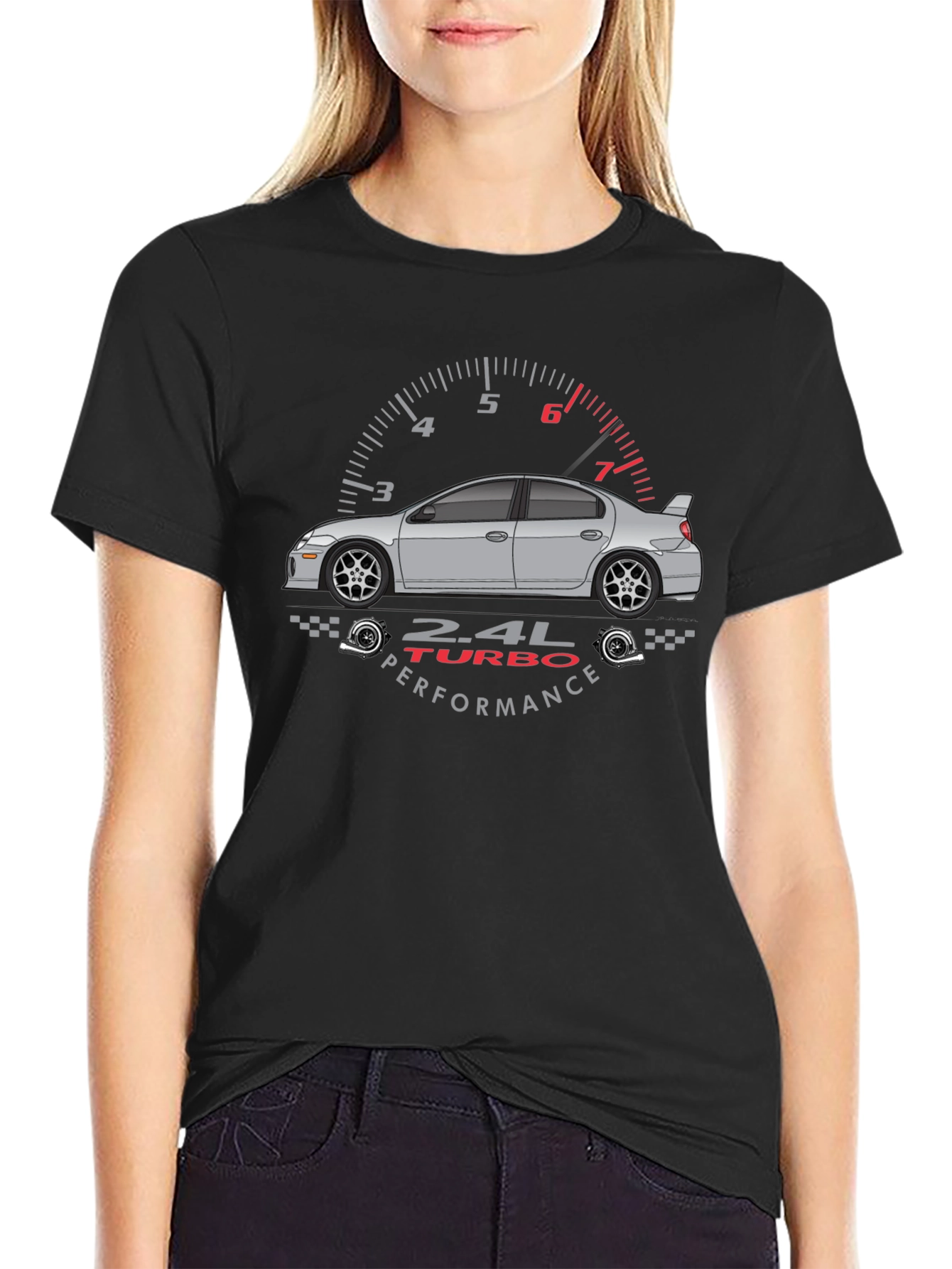 2.4L Turbo Performance Car T-Shirt