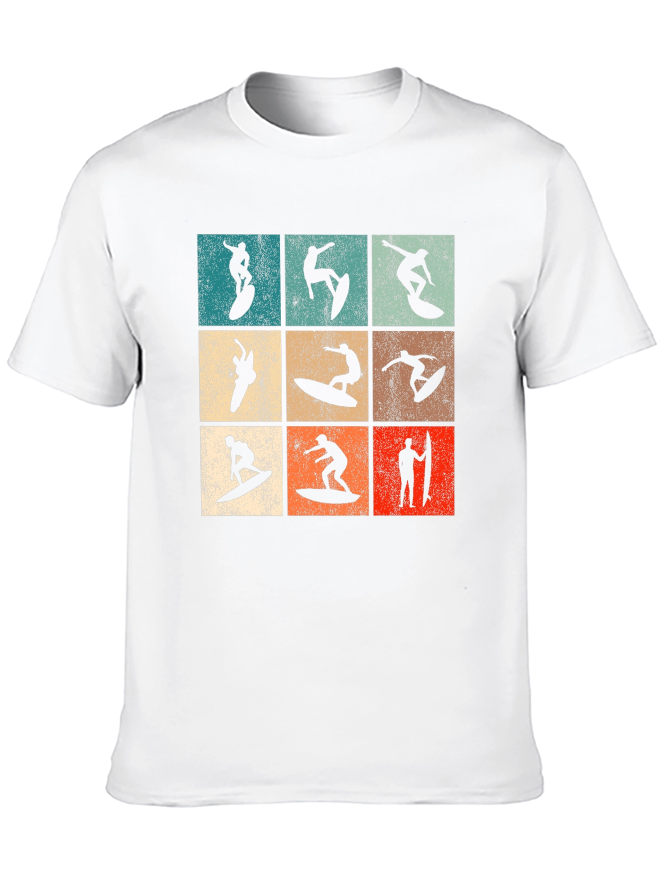 Retro Surfing Silhouette Tee