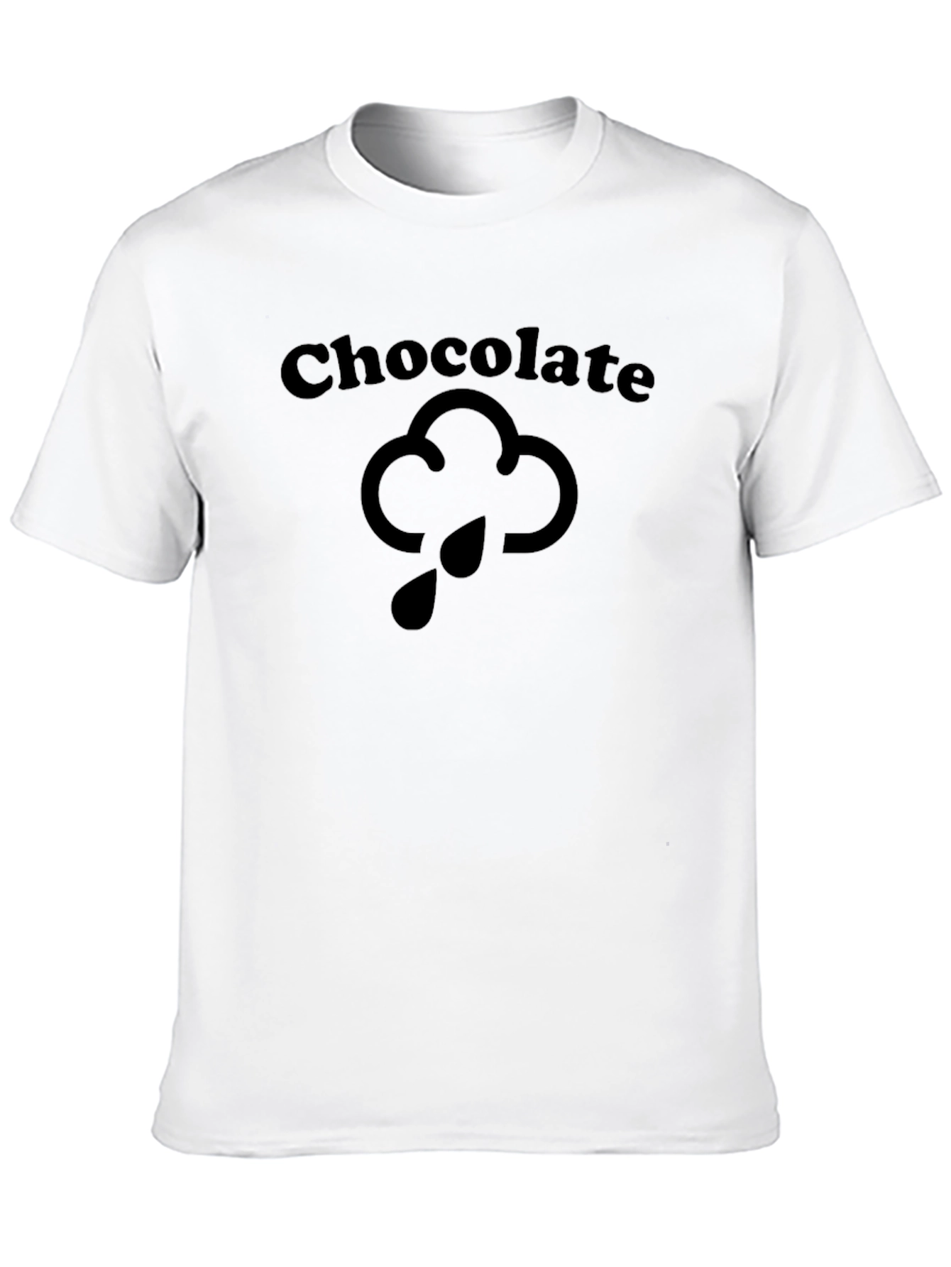 Chocolate Rain T-Shirt - Soft & Stylish Black Tee