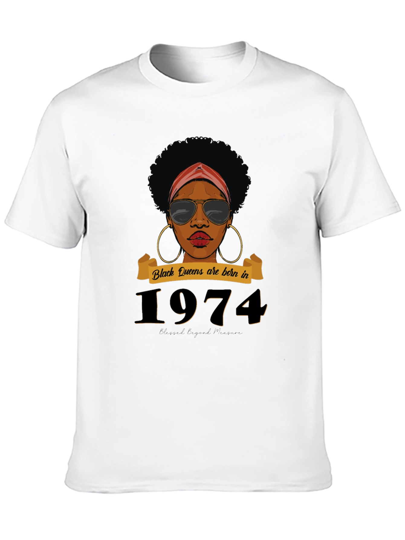 Black Queens Born in 1974 T-Shirt
