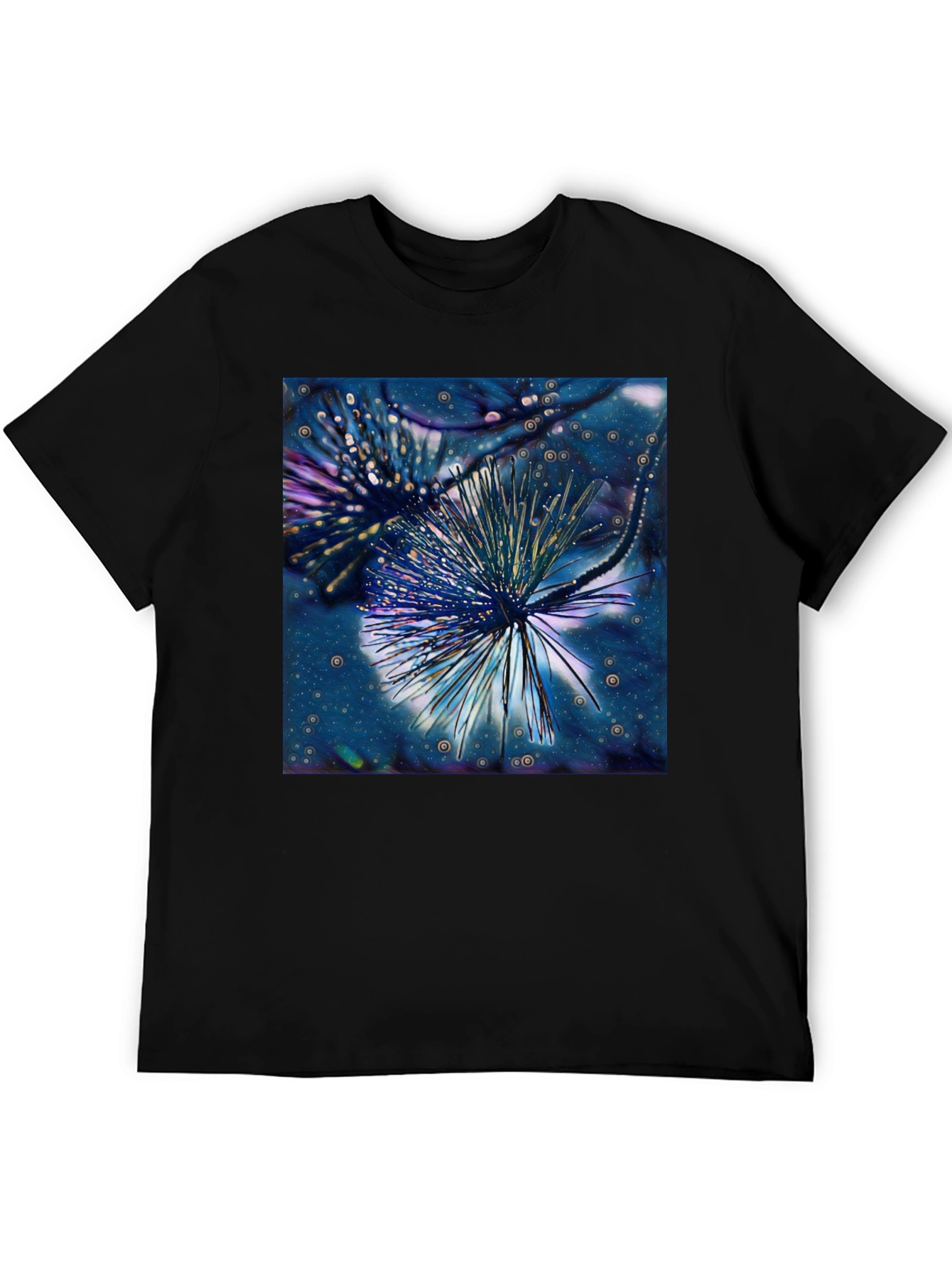 Abstract Floral Tee - Artistic Menswear