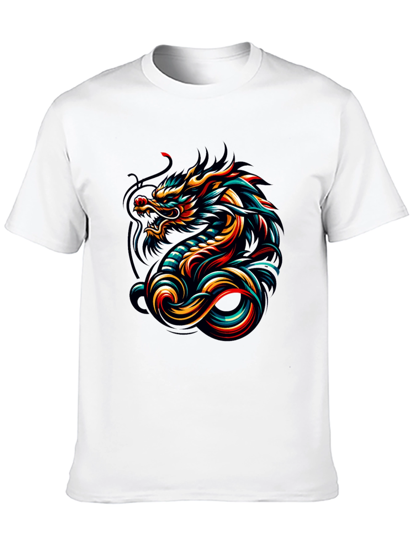 Dragon Graphic Tee - Mens Black T-Shirt