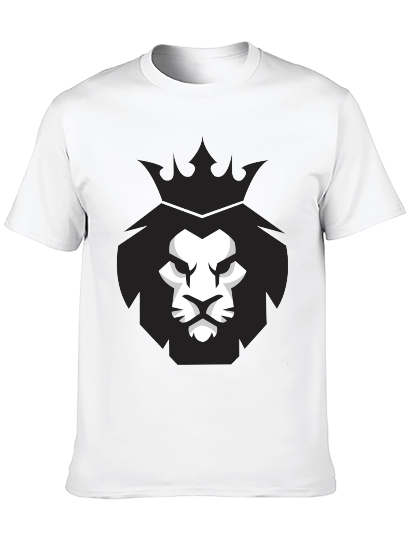 King Lion Graphic Black T-Shirt