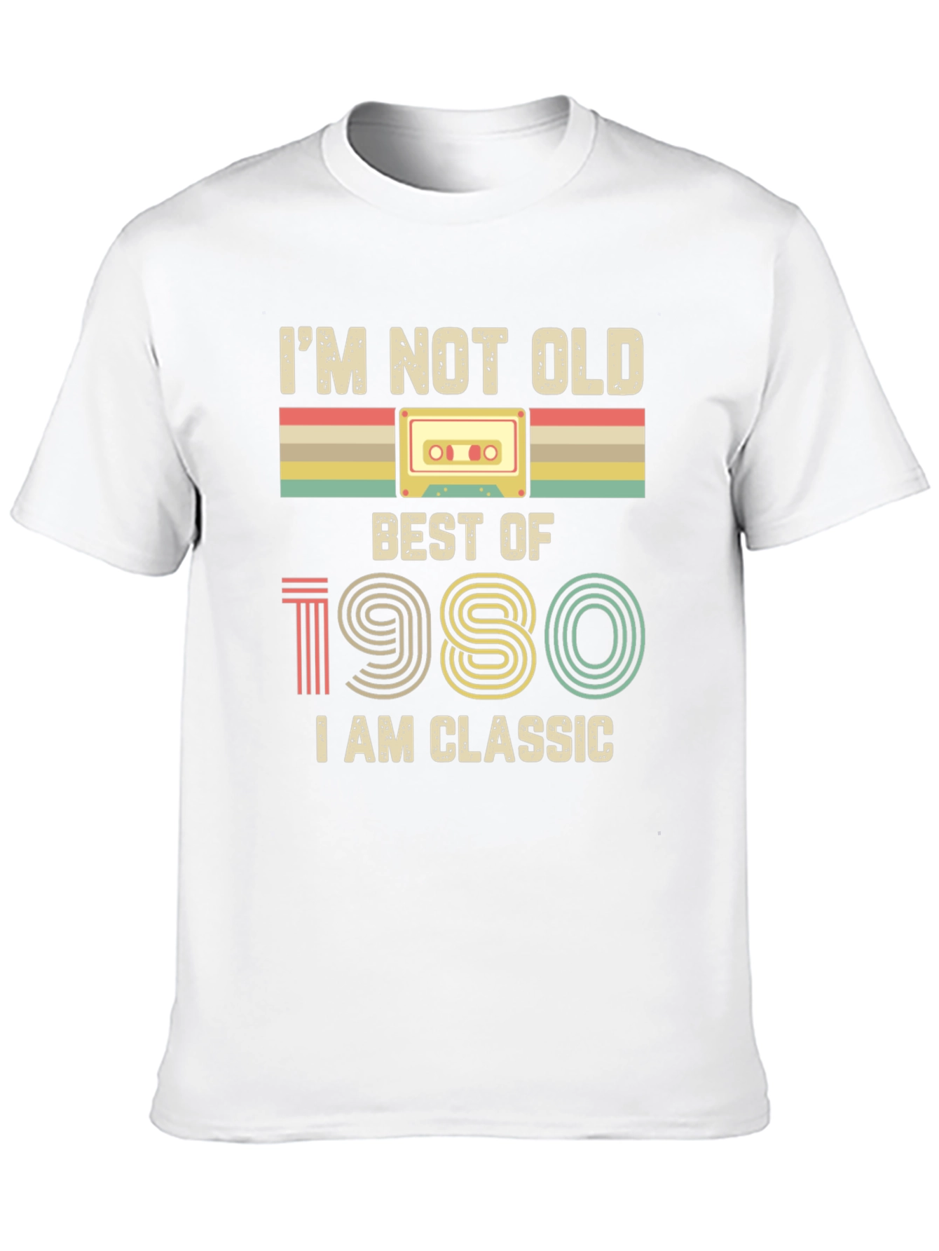Retro Best of 1980 Graphic Tee