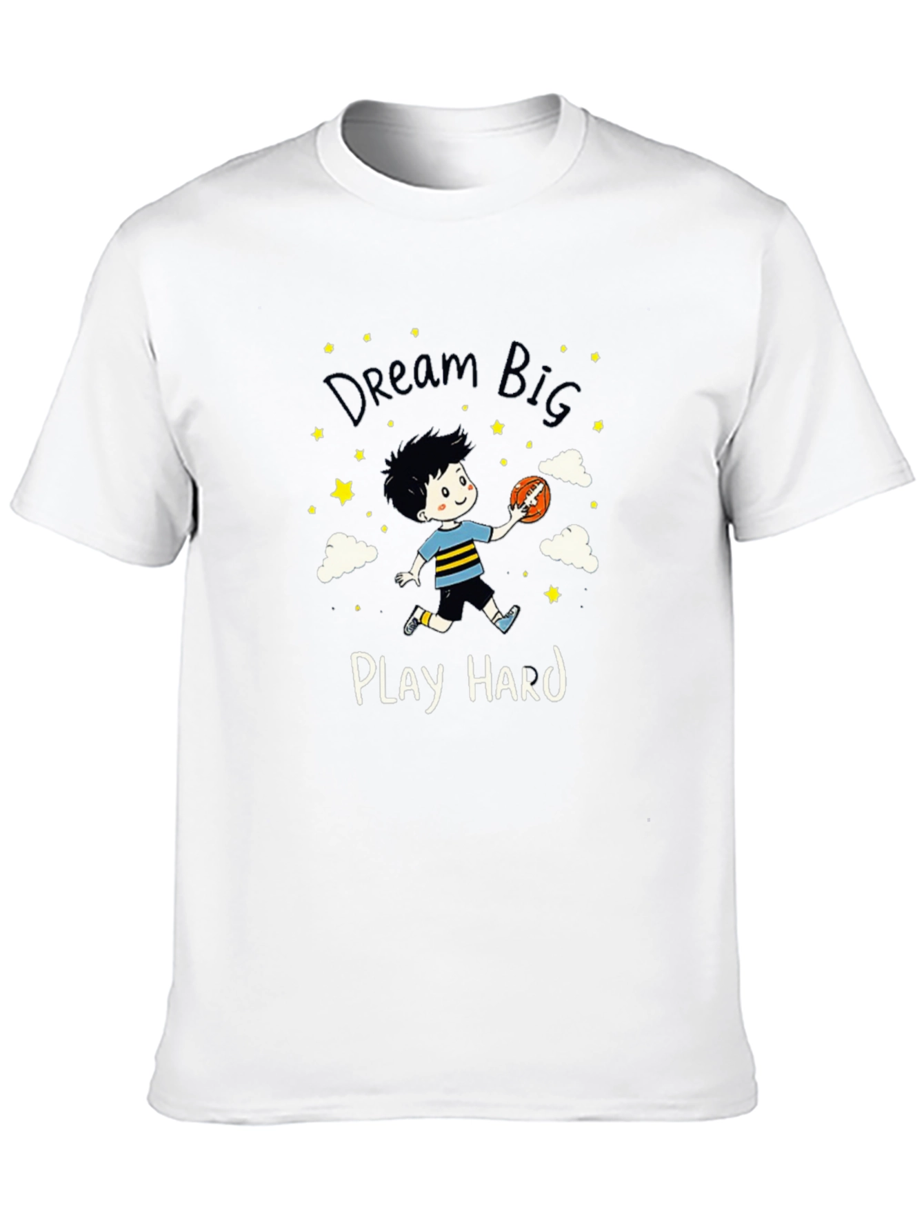 Dream Big Play Hard Graphic T-Shirt
