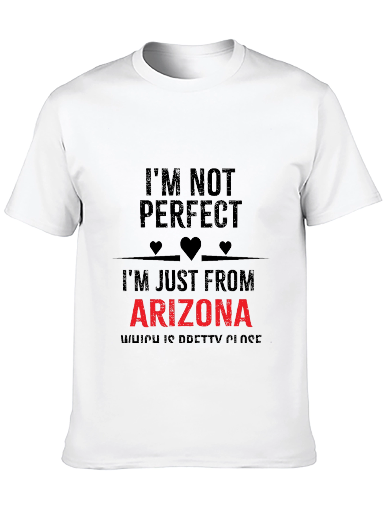 Im Not Perfect Arizona Novelty T-Shirt
