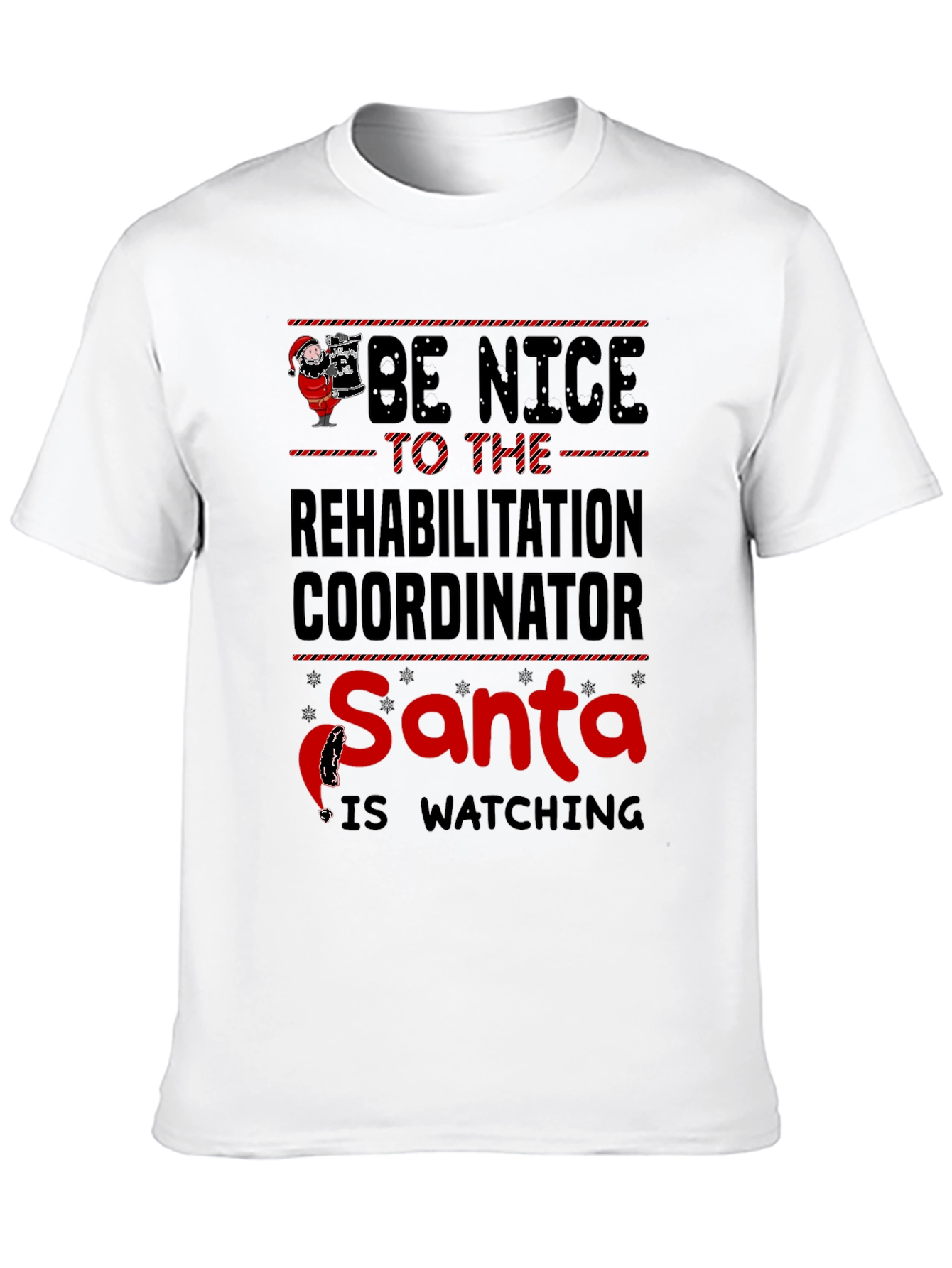 Rehabilitation Coordinator Santa T-Shirt