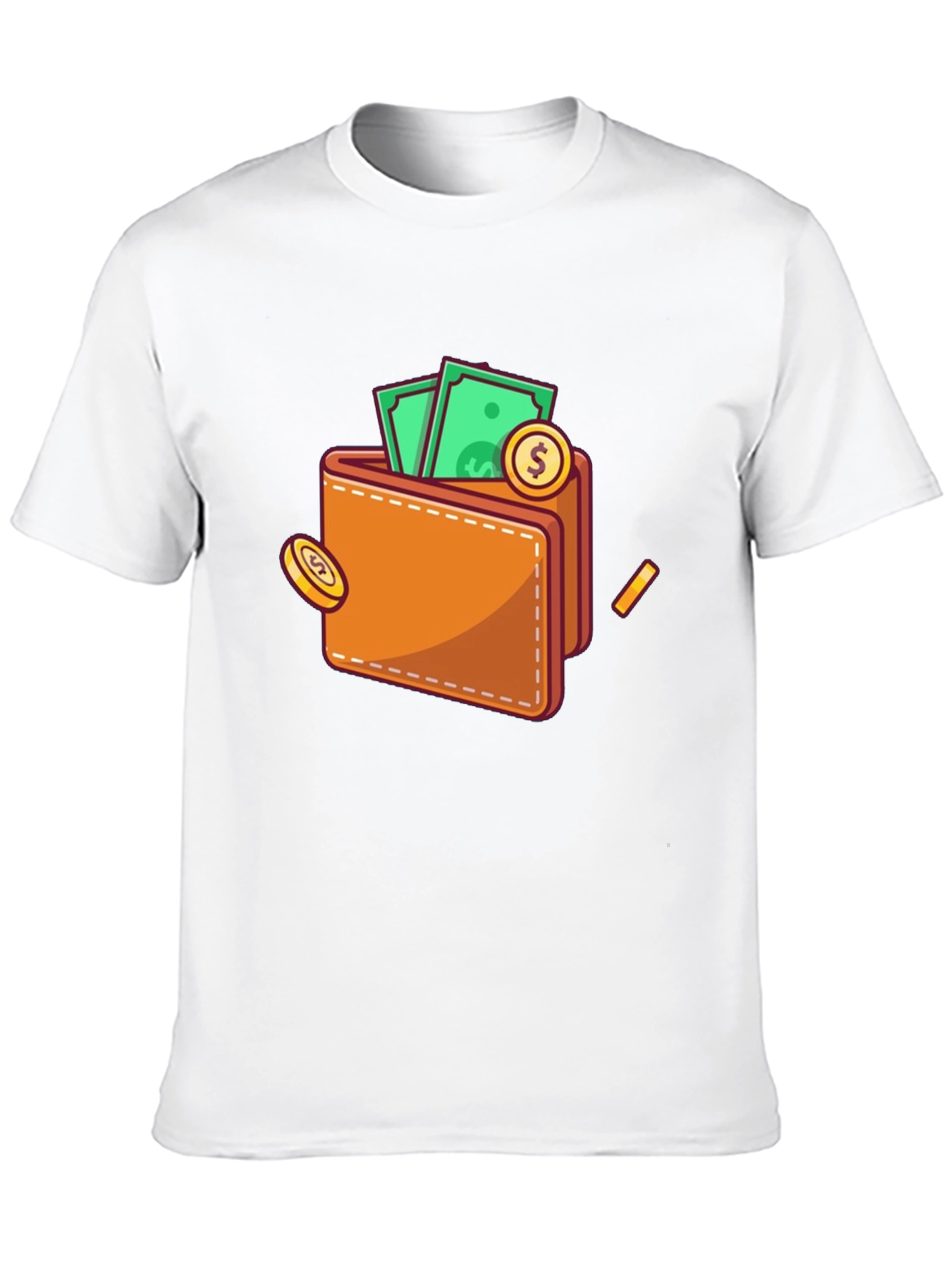 Wallet Graphic T-Shirt - Get Rich Quick
